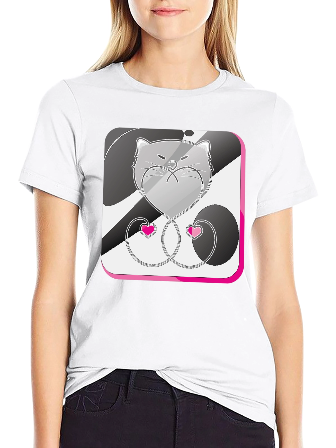 Grumpy Cat Heart T-Shirt