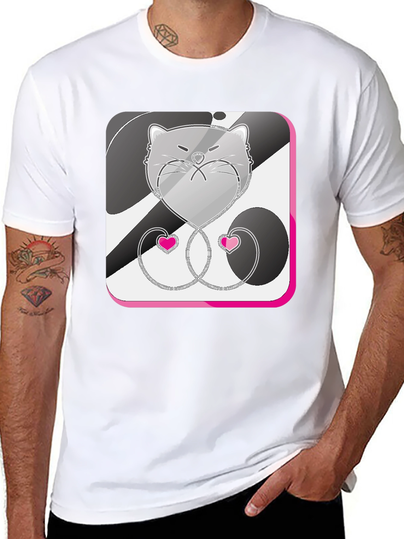 Grumpy Cat Heart T-Shirt