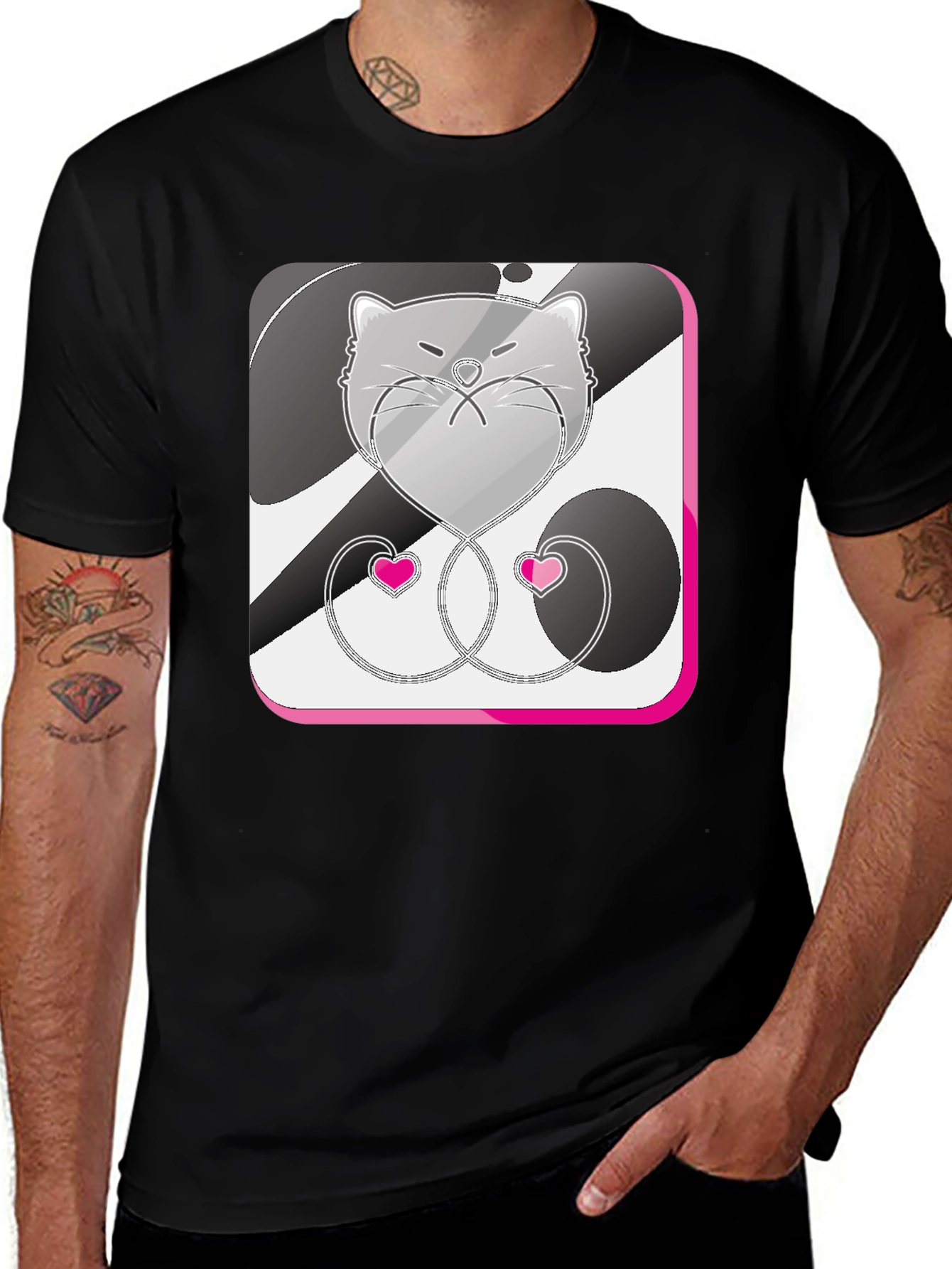 Grumpy Cat Heart T-Shirt