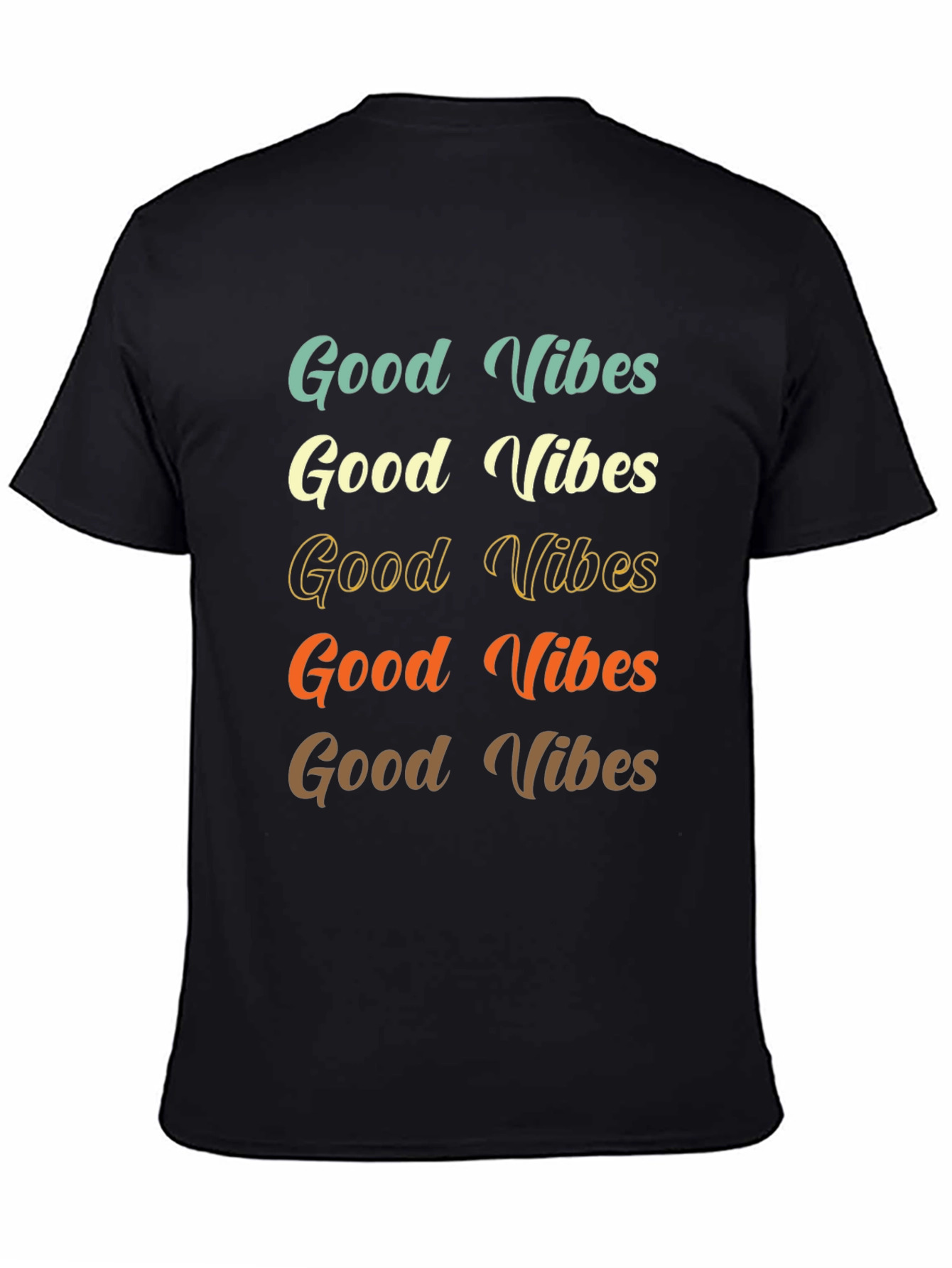 Good Vibes Retro T-Shirt | Positive Energy Tee