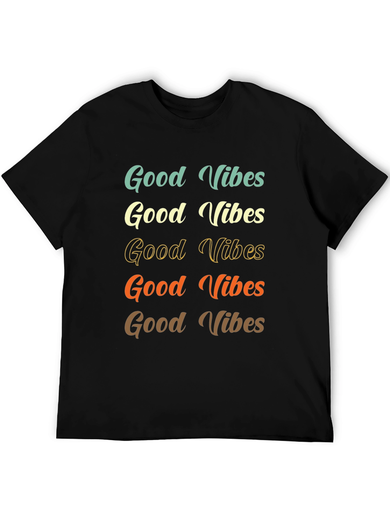 Good Vibes Retro T-Shirt | Positive Energy Tee