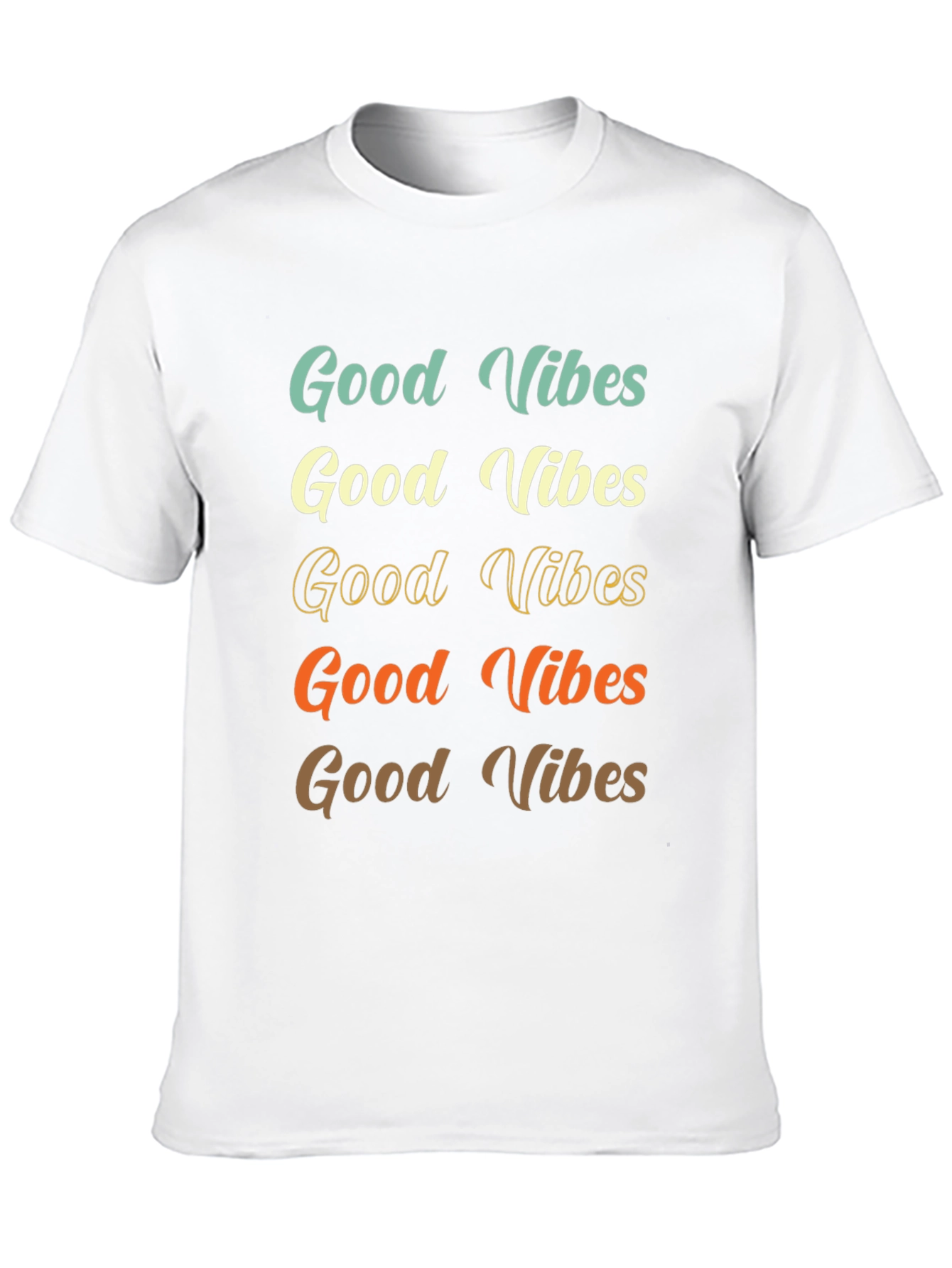Good Vibes Retro T-Shirt | Positive Energy Tee