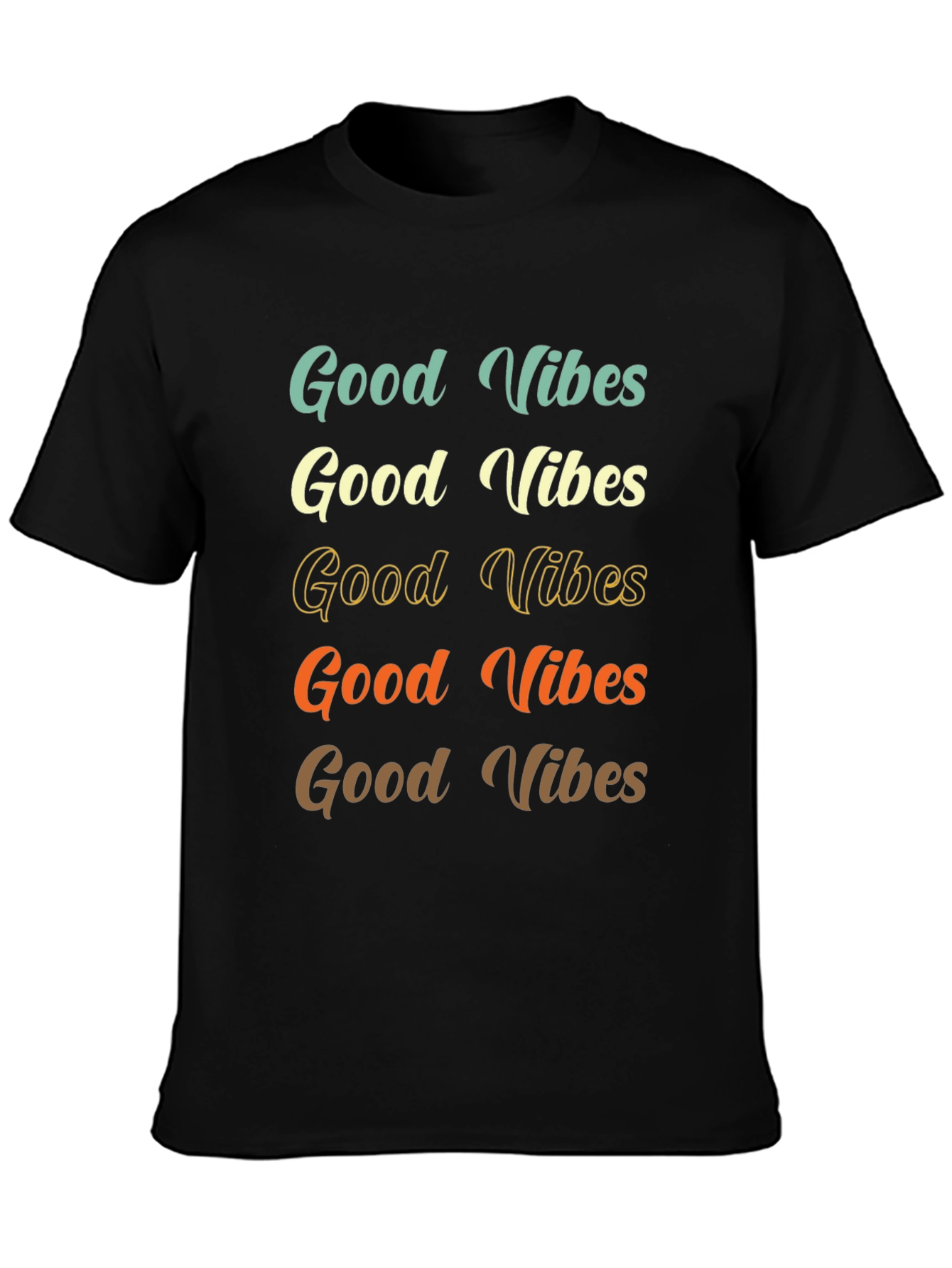Good Vibes Retro T-Shirt | Positive Energy Tee