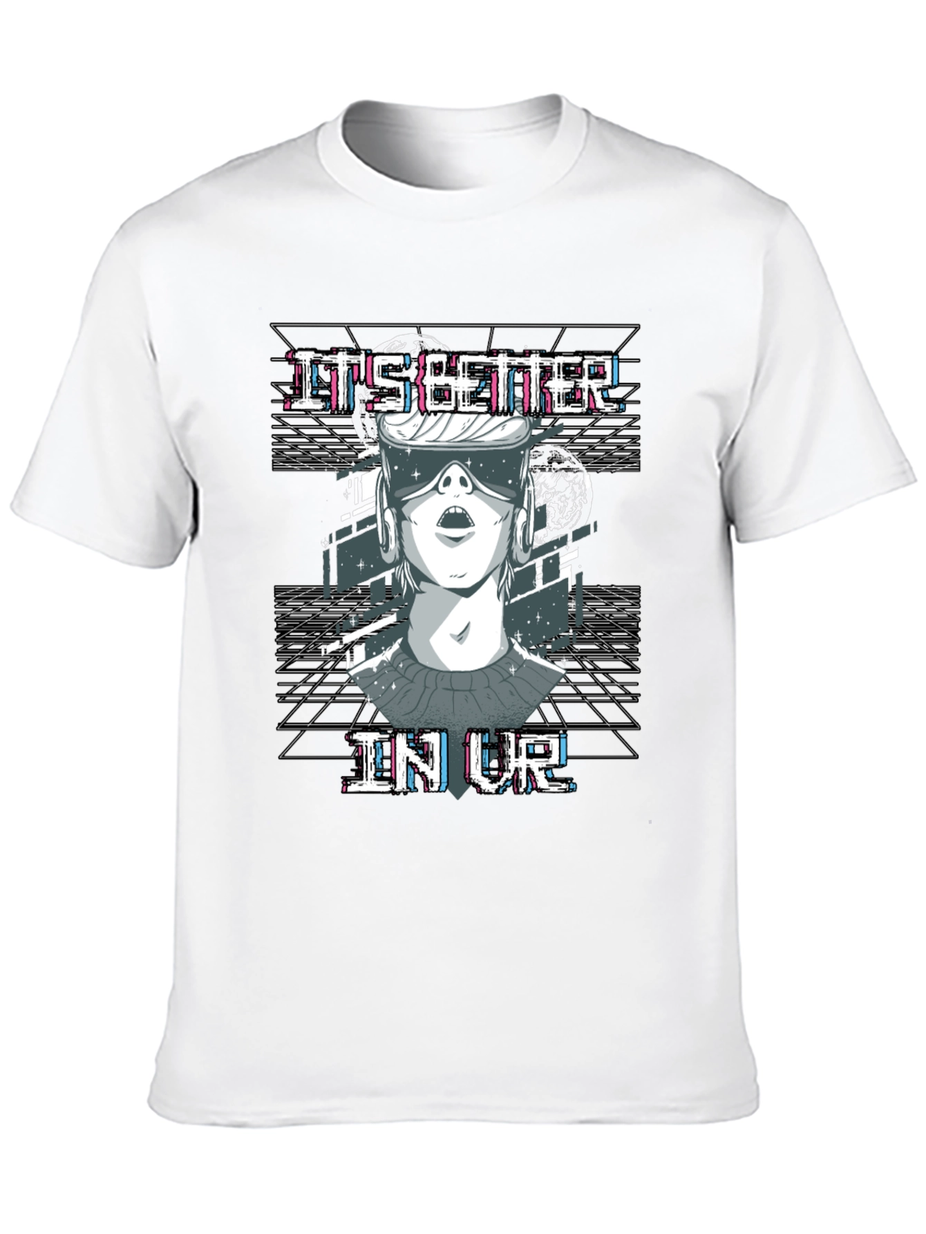 Its Better In VR T-Shirt Black