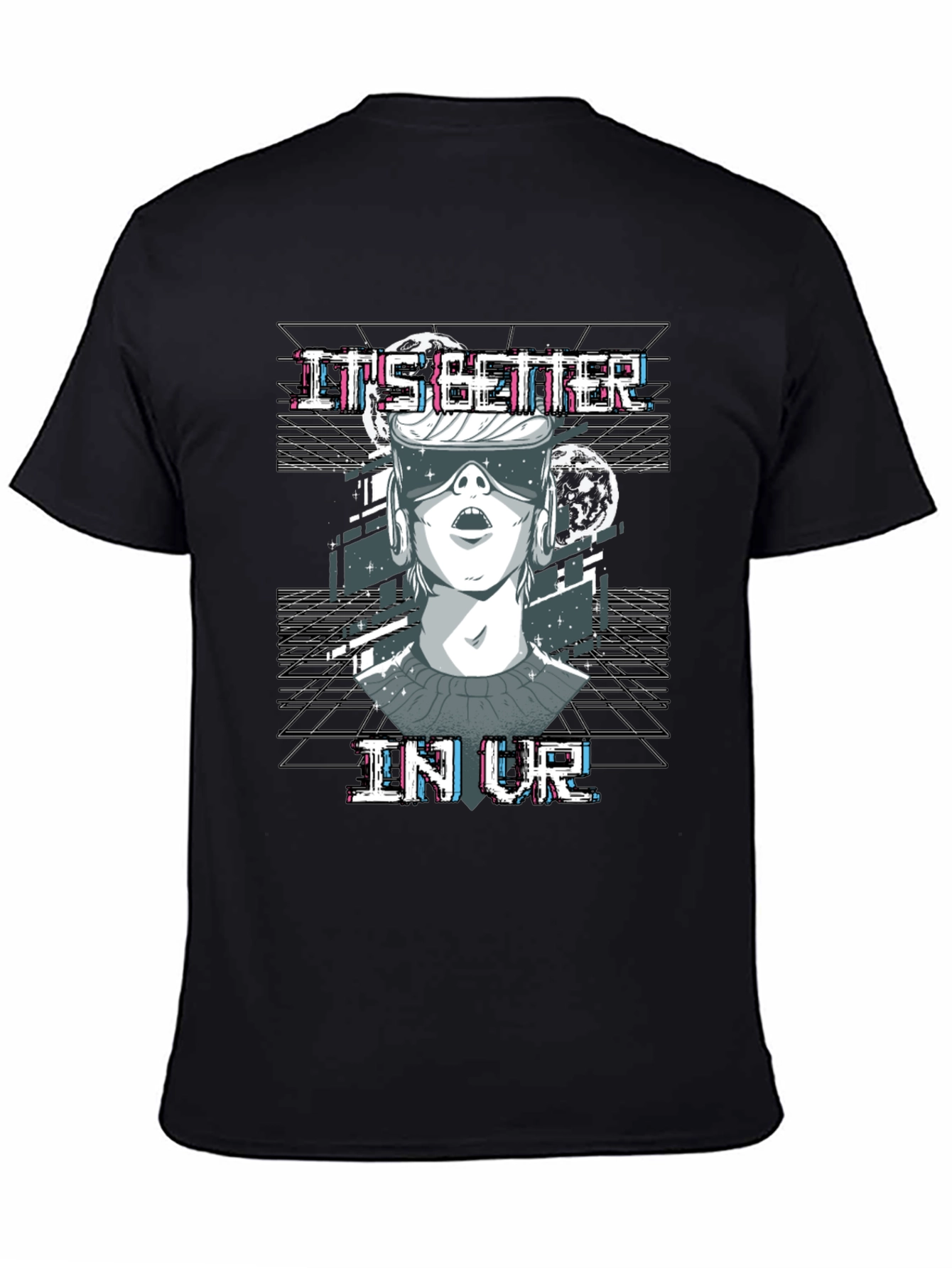 Its Better In VR T-Shirt Black