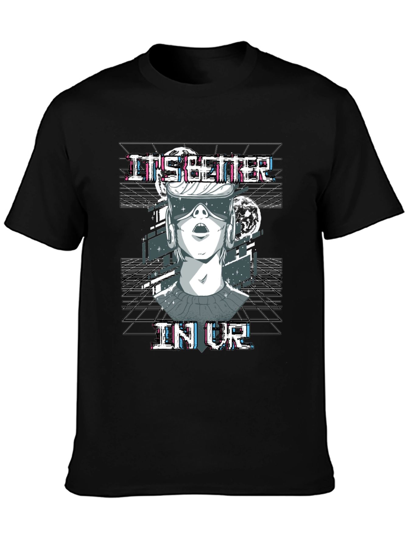 Its Better In VR T-Shirt Black