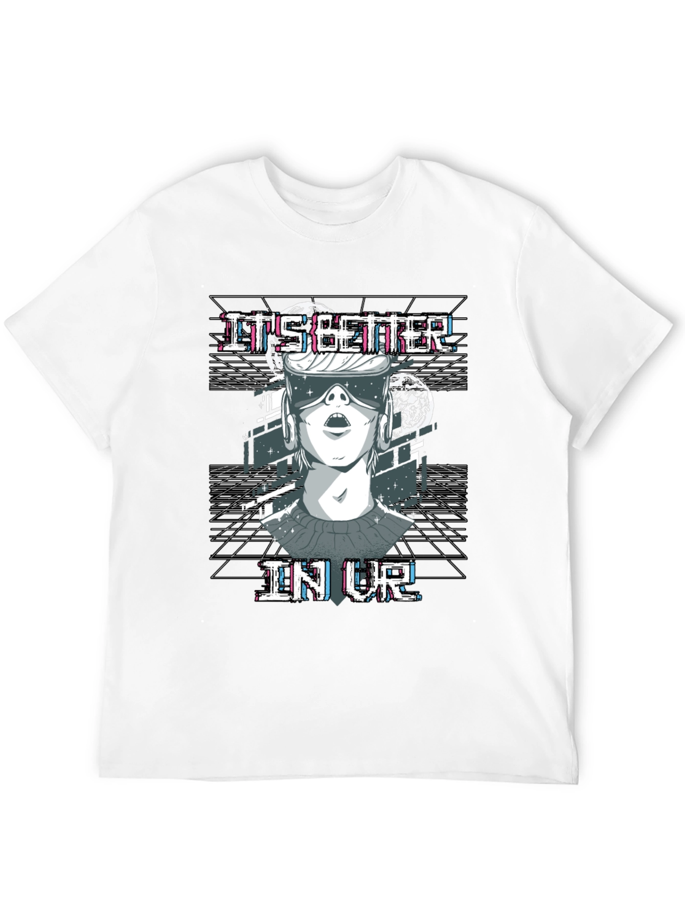 Its Better In VR T-Shirt Black