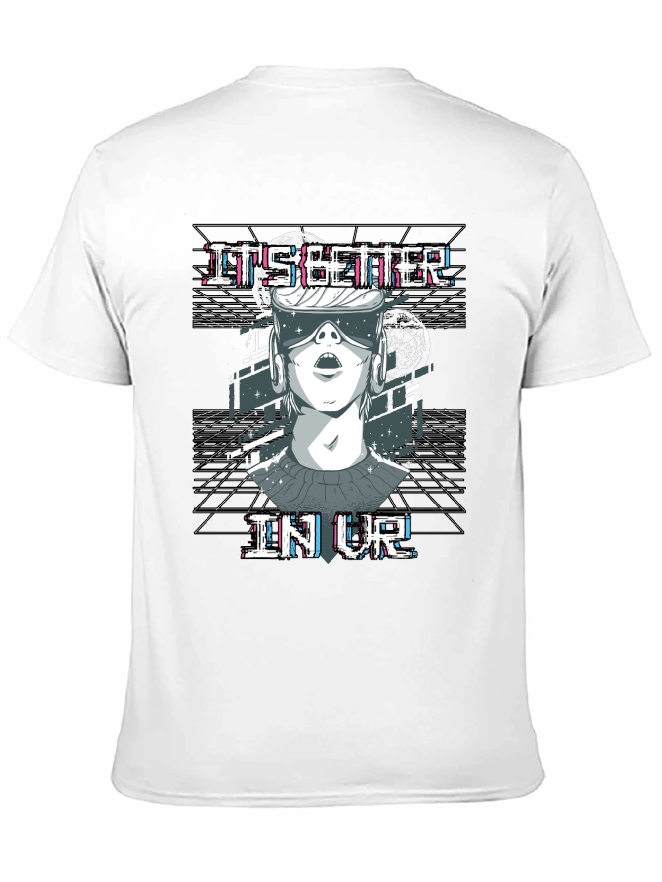 Its Better In VR T-Shirt Black