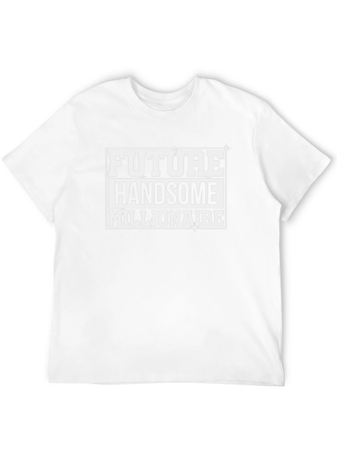 Future Handsome Millionaire Graphic Tee - Stylish Unisex Design