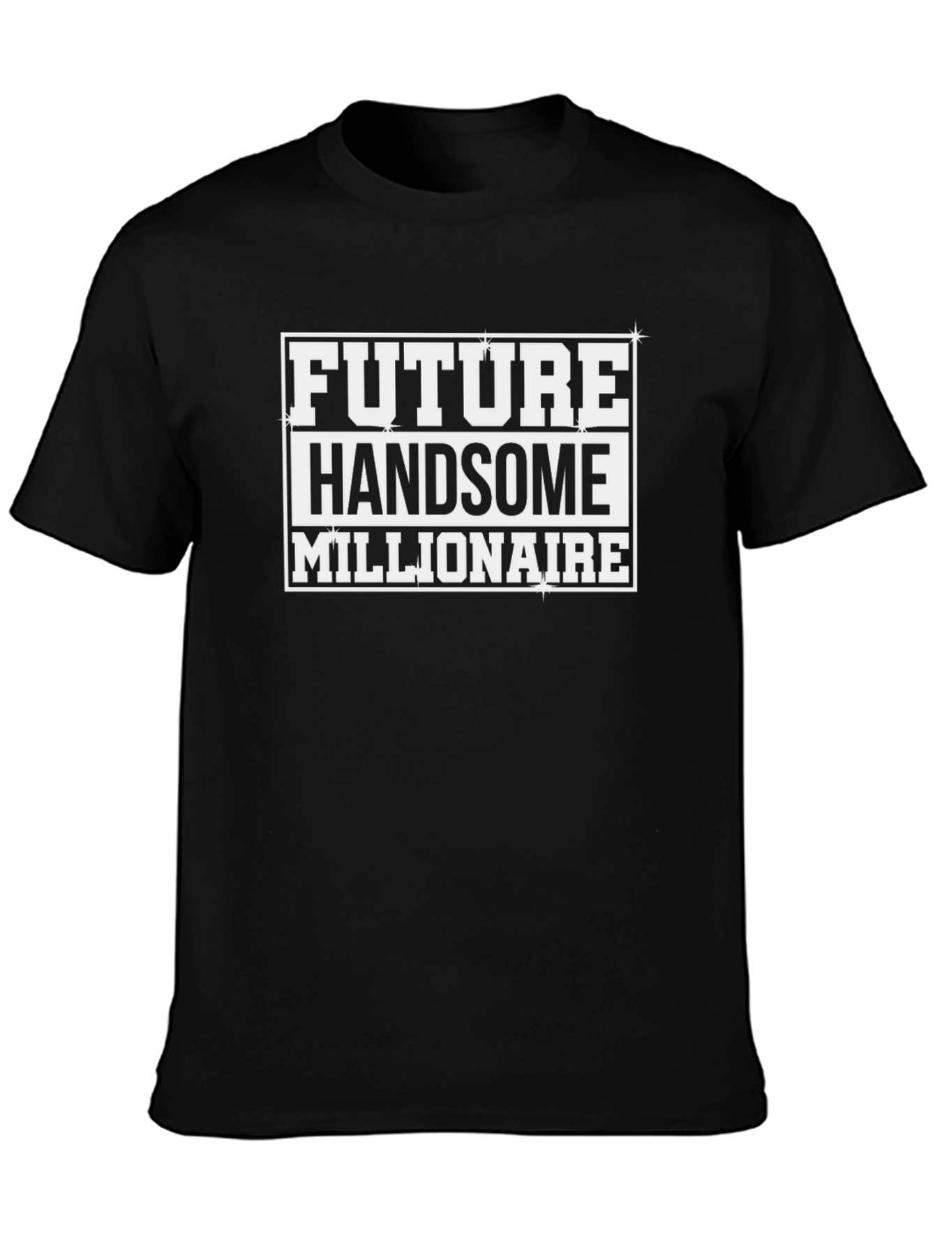 Future Handsome Millionaire Graphic Tee - Stylish Unisex Design