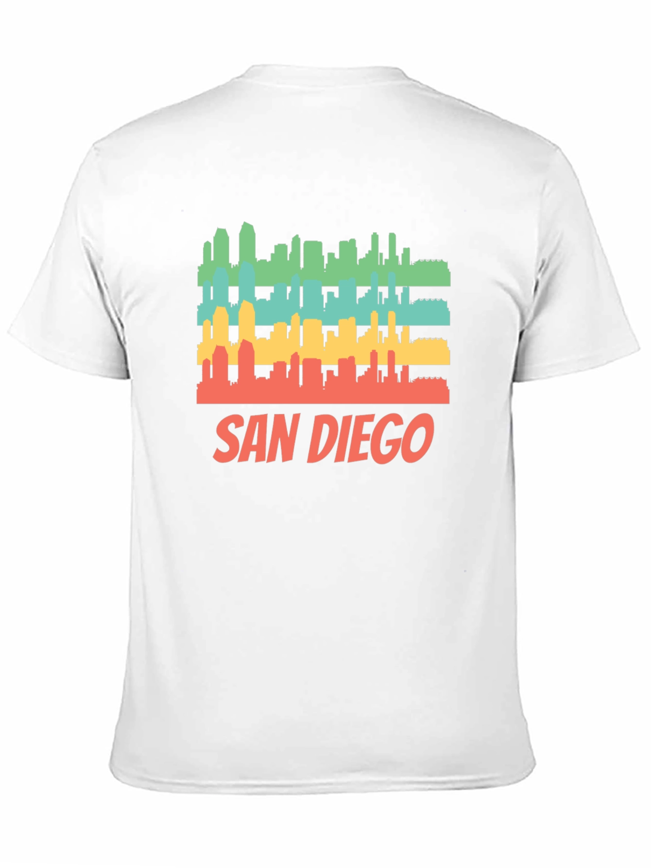 San Diego Skyline T-Shirt - Retro Style Graphic Tee