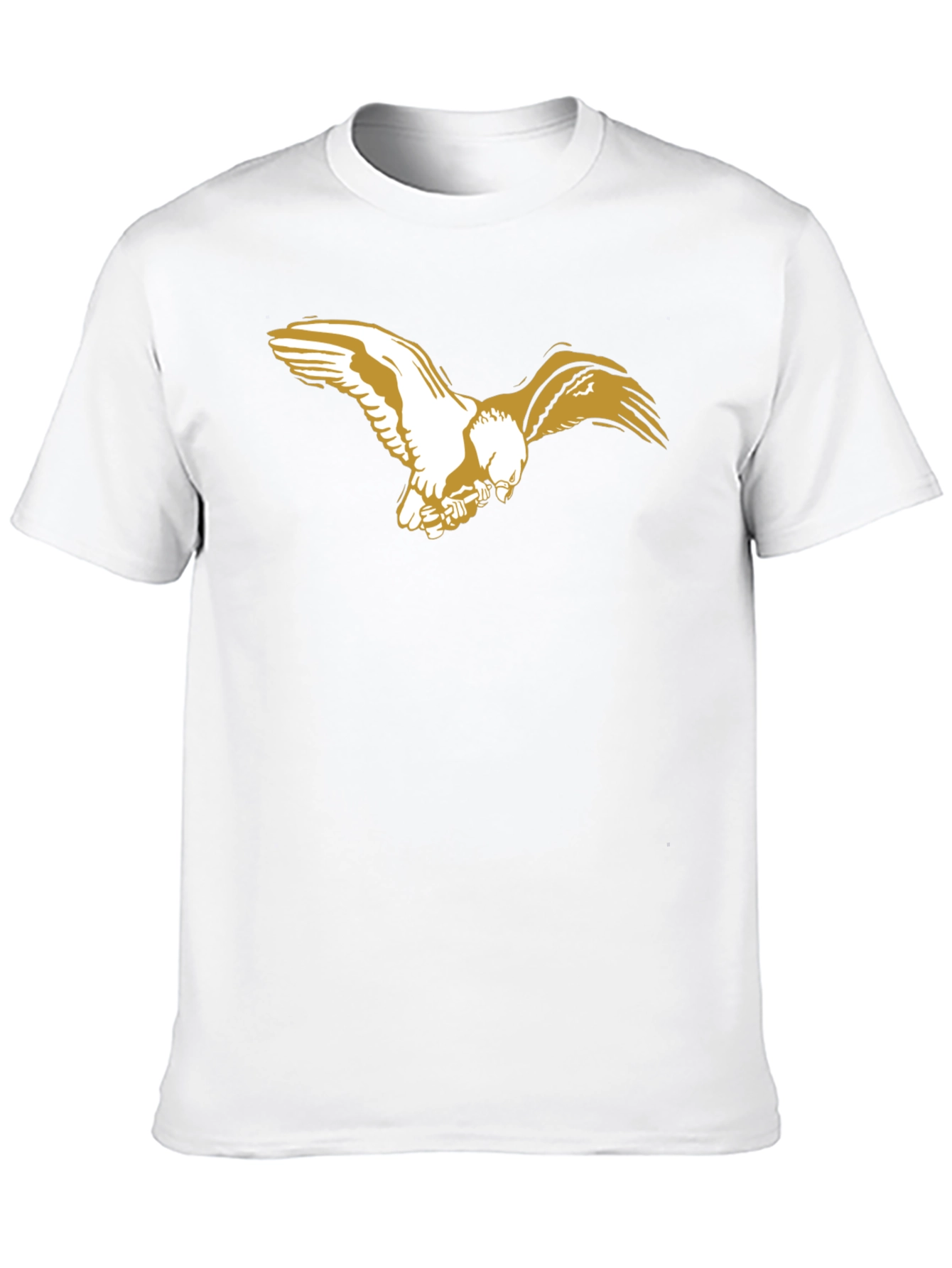Black T-Shirt with Eagle Graphic