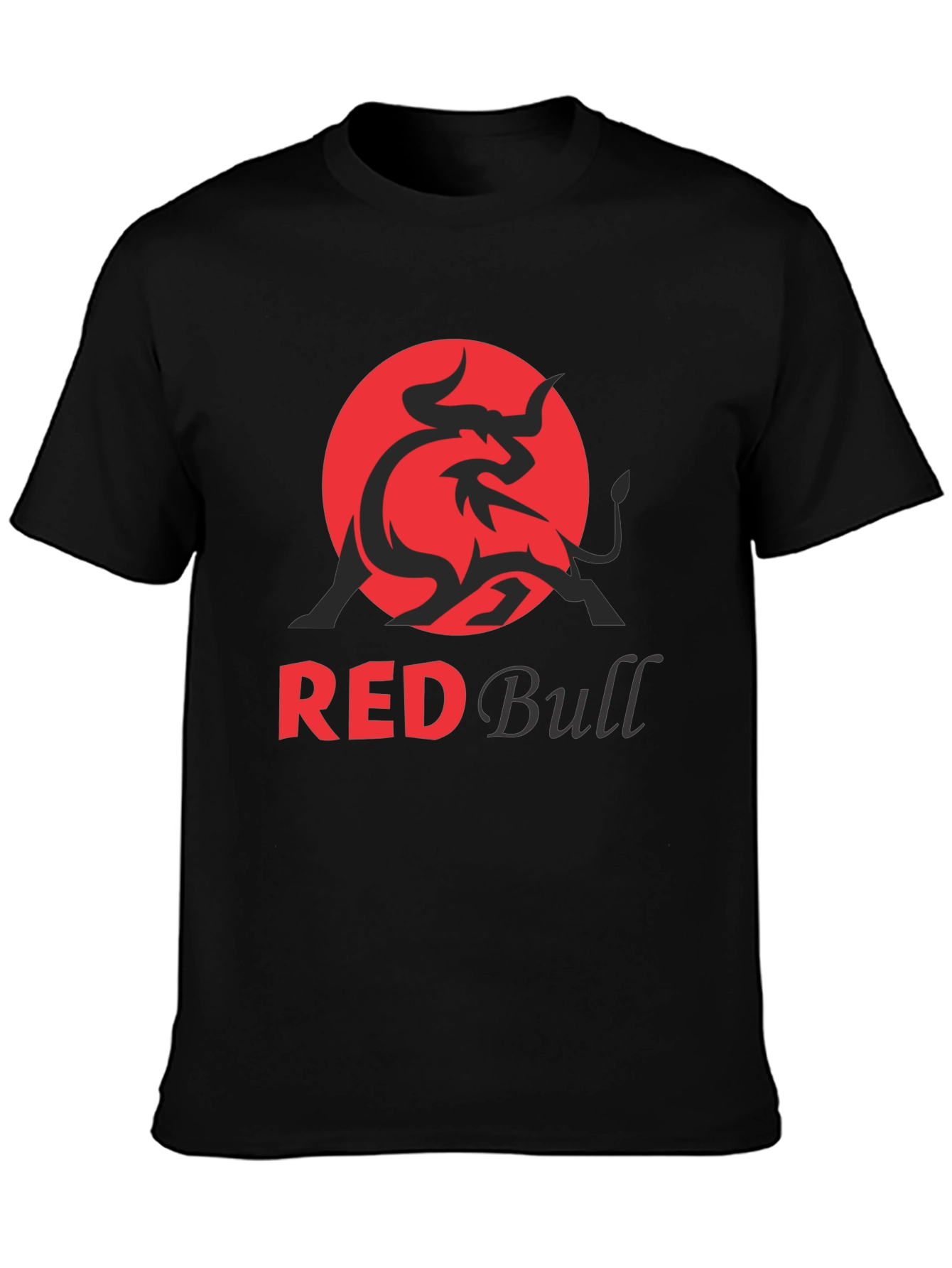 Red Bull Graphic T-Shirt - Short Sleeve Black