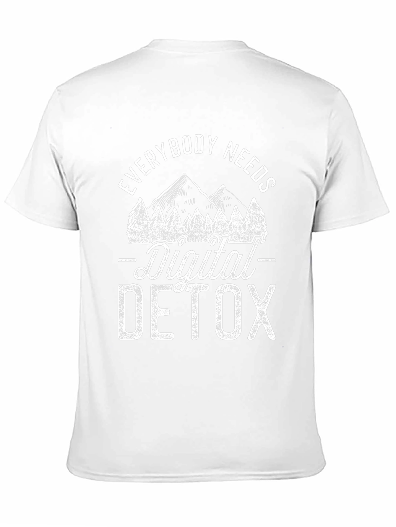 Digital Detox Graphic Tee - Black
