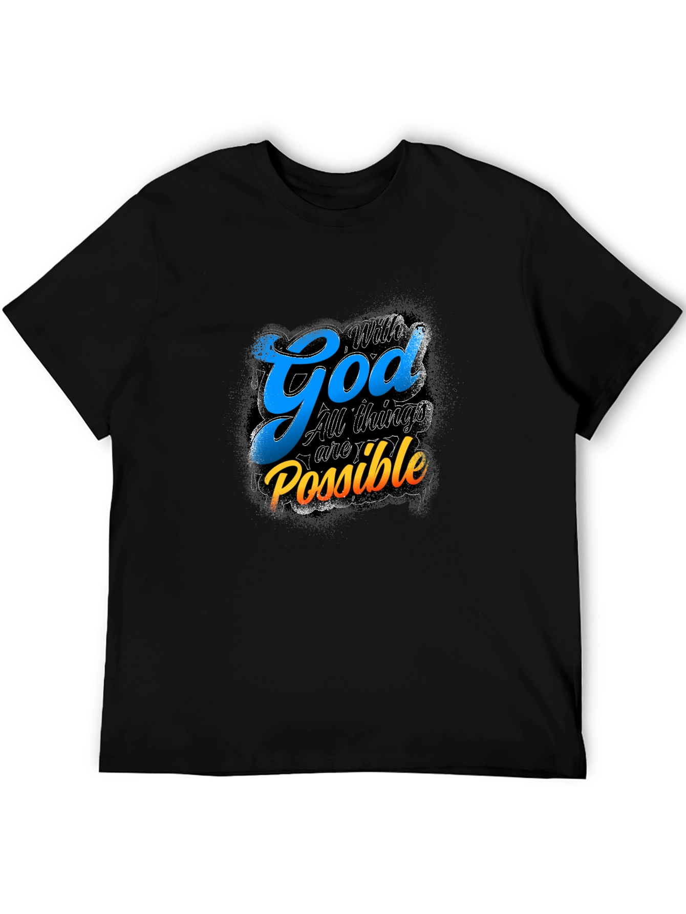 Faith-Based T-Shirt - With God All Things are Possible
