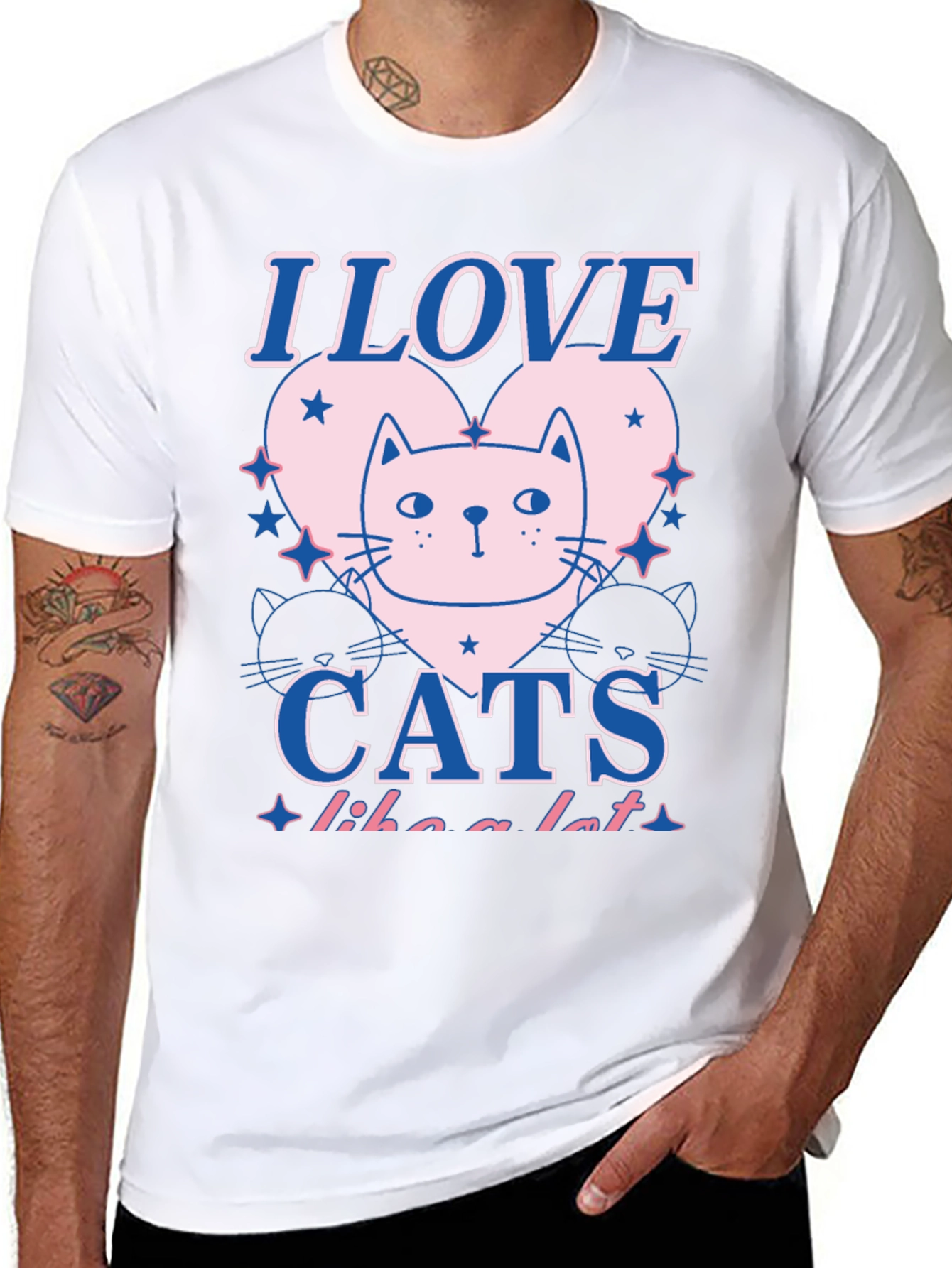 I Love Cats Graphic Tee - Unisex Soft Cotton