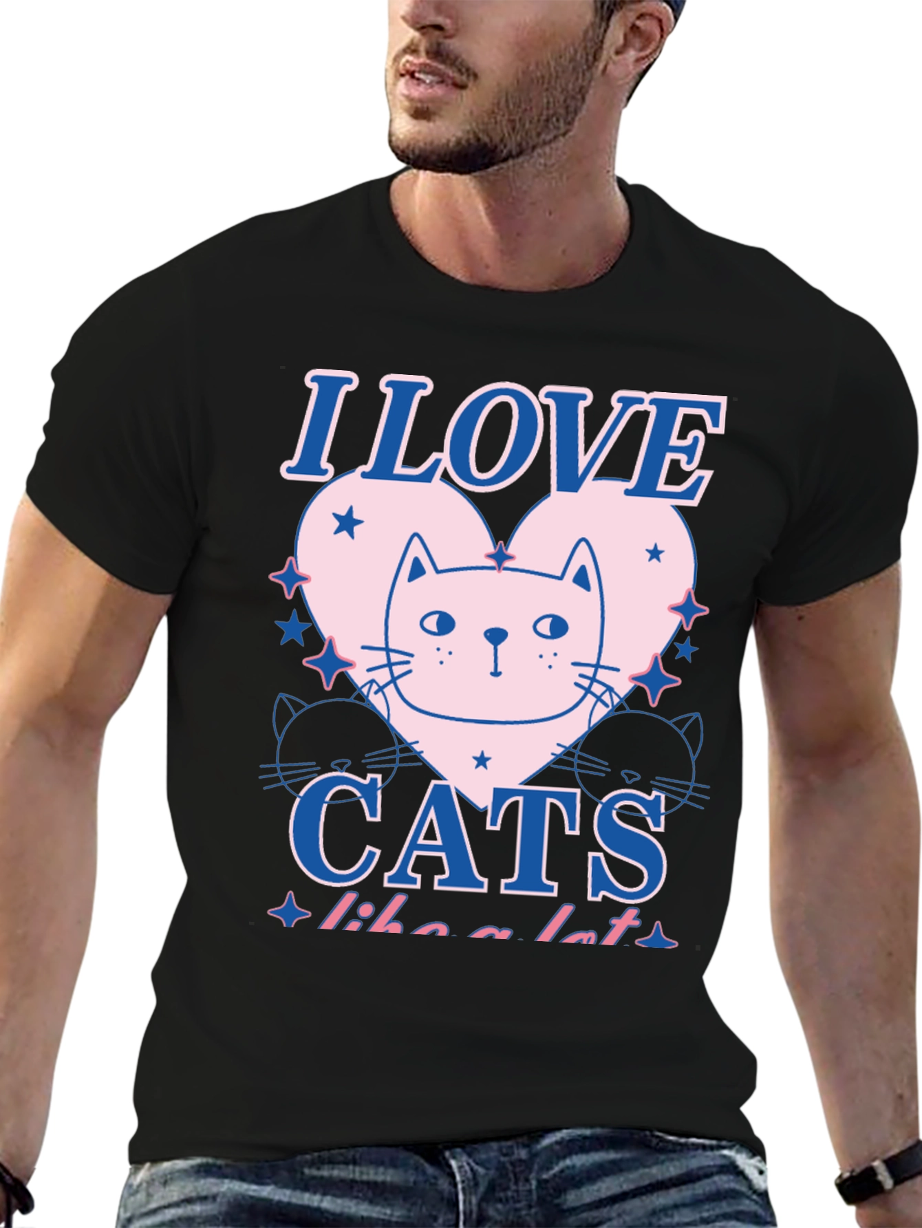 I Love Cats Graphic Tee - Unisex Soft Cotton