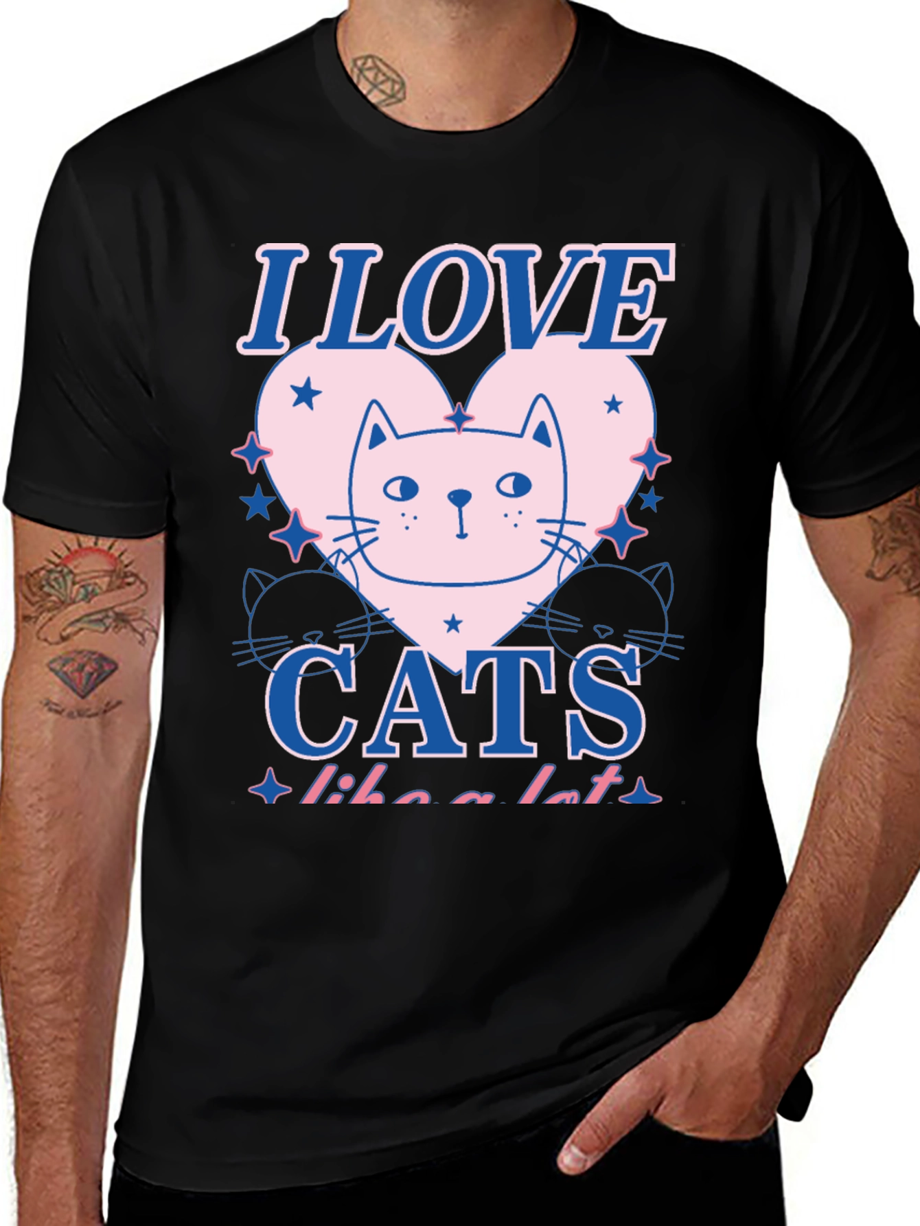 I Love Cats Graphic Tee - Unisex Soft Cotton