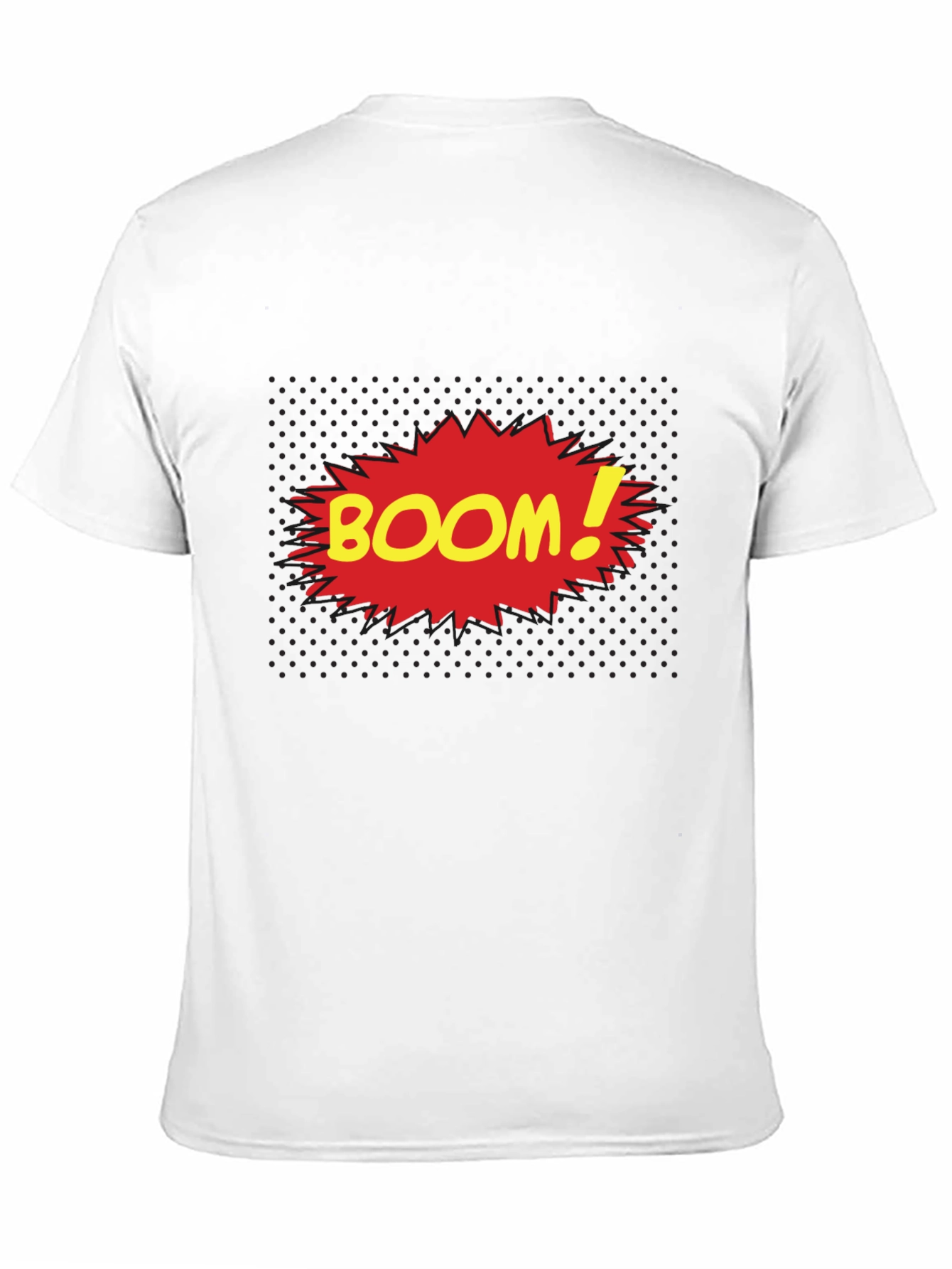 Comic Book Style BOOM! T-Shirt - Black