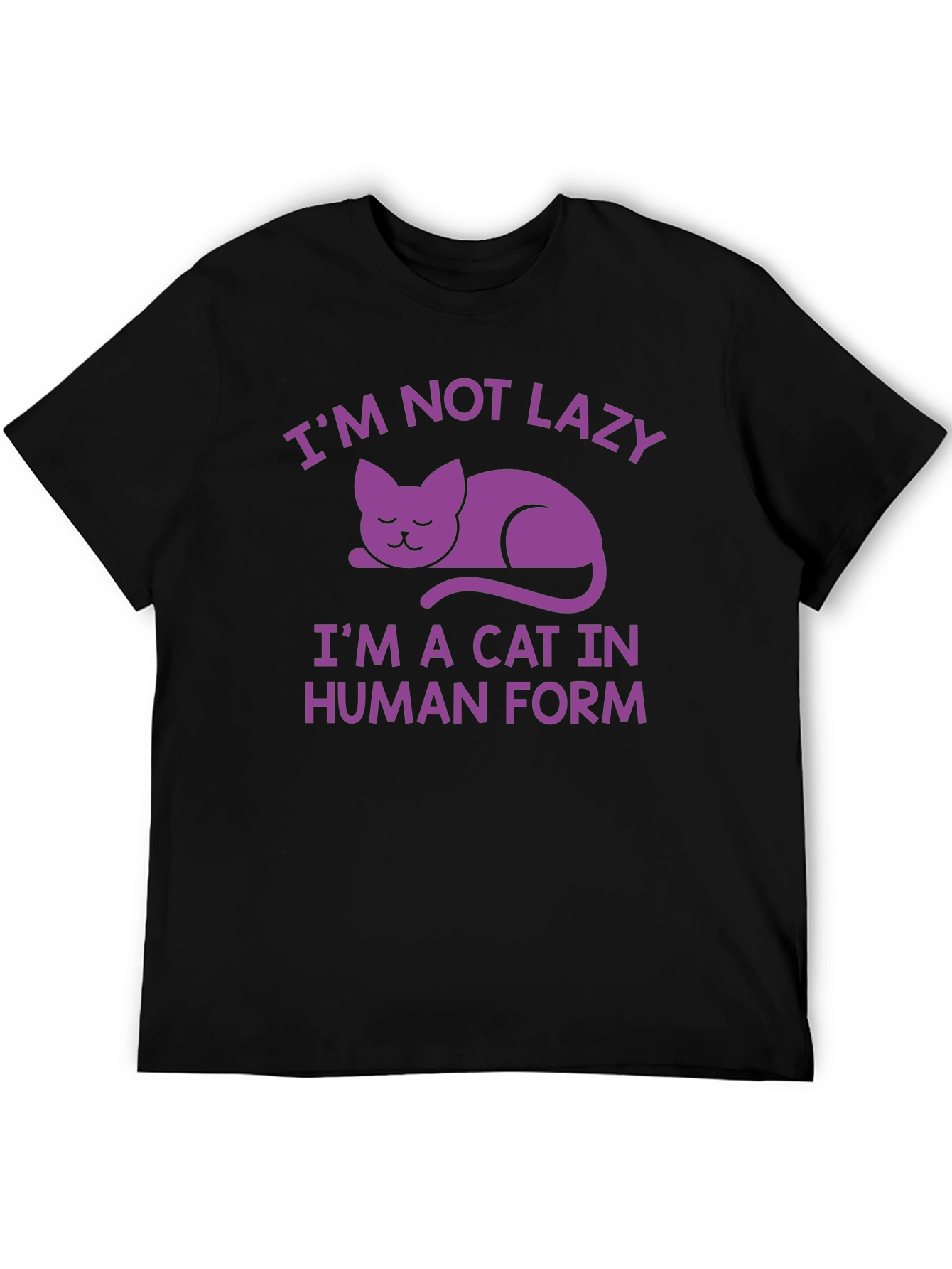 Im Not Lazy Cat T-Shirt - Funny Novelty Tee