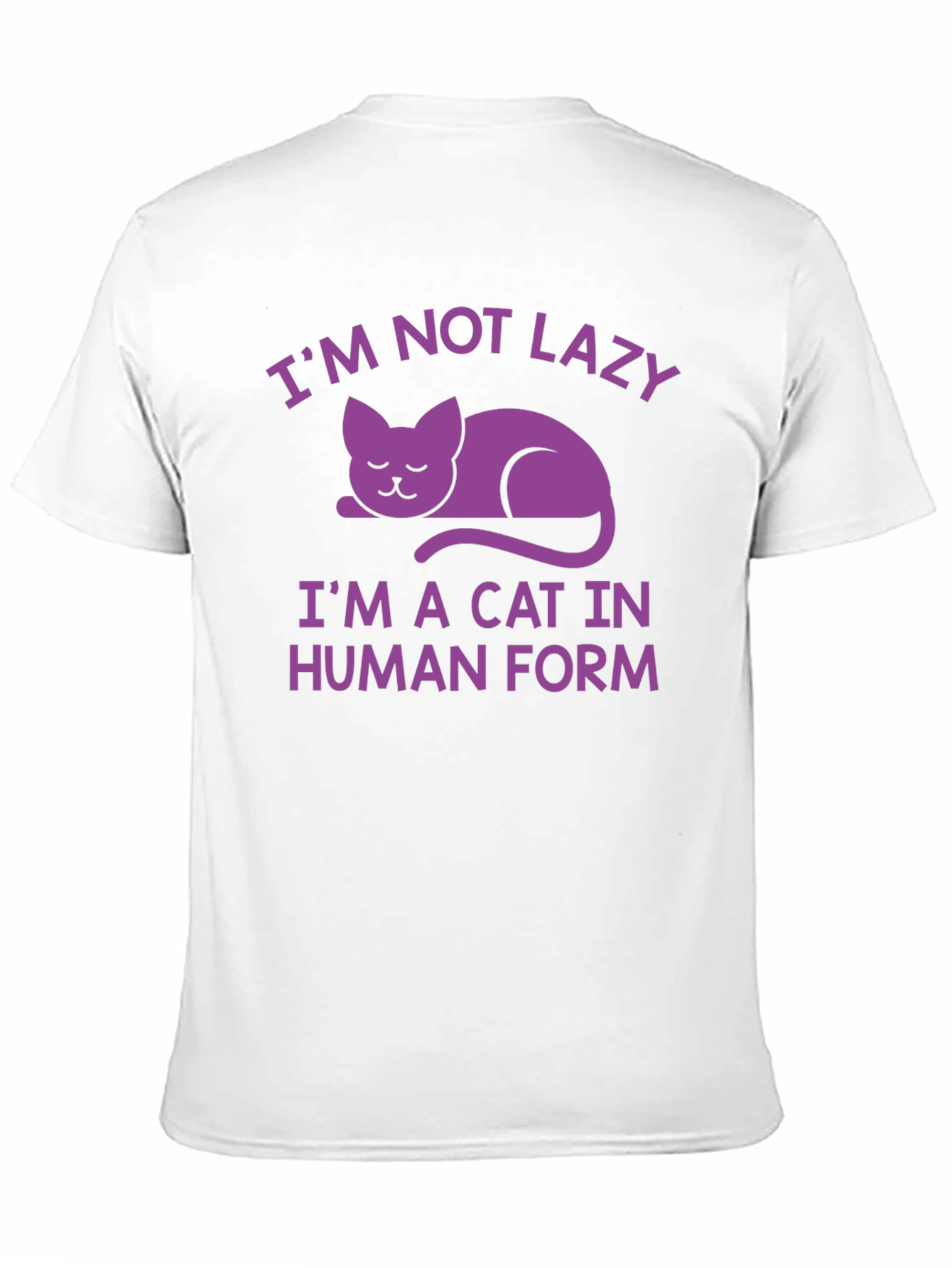 Im Not Lazy Cat T-Shirt - Funny Novelty Tee