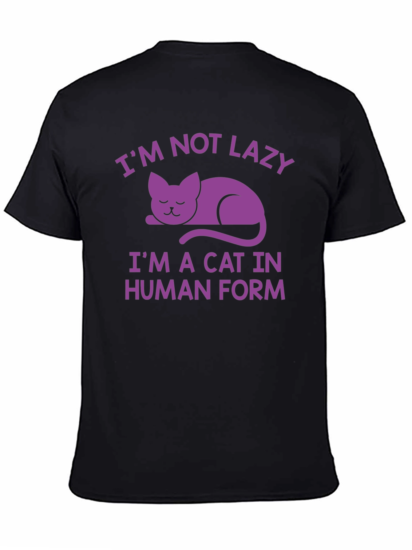 Im Not Lazy Cat T-Shirt - Funny Novelty Tee