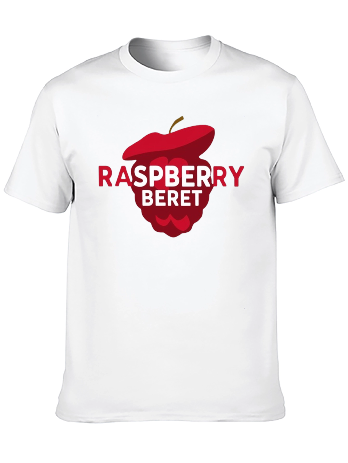 Raspberry Beret T-Shirt - Fun Graphic Tee