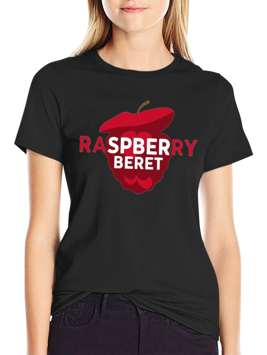 Raspberry Beret T-Shirt - Fun Graphic Tee