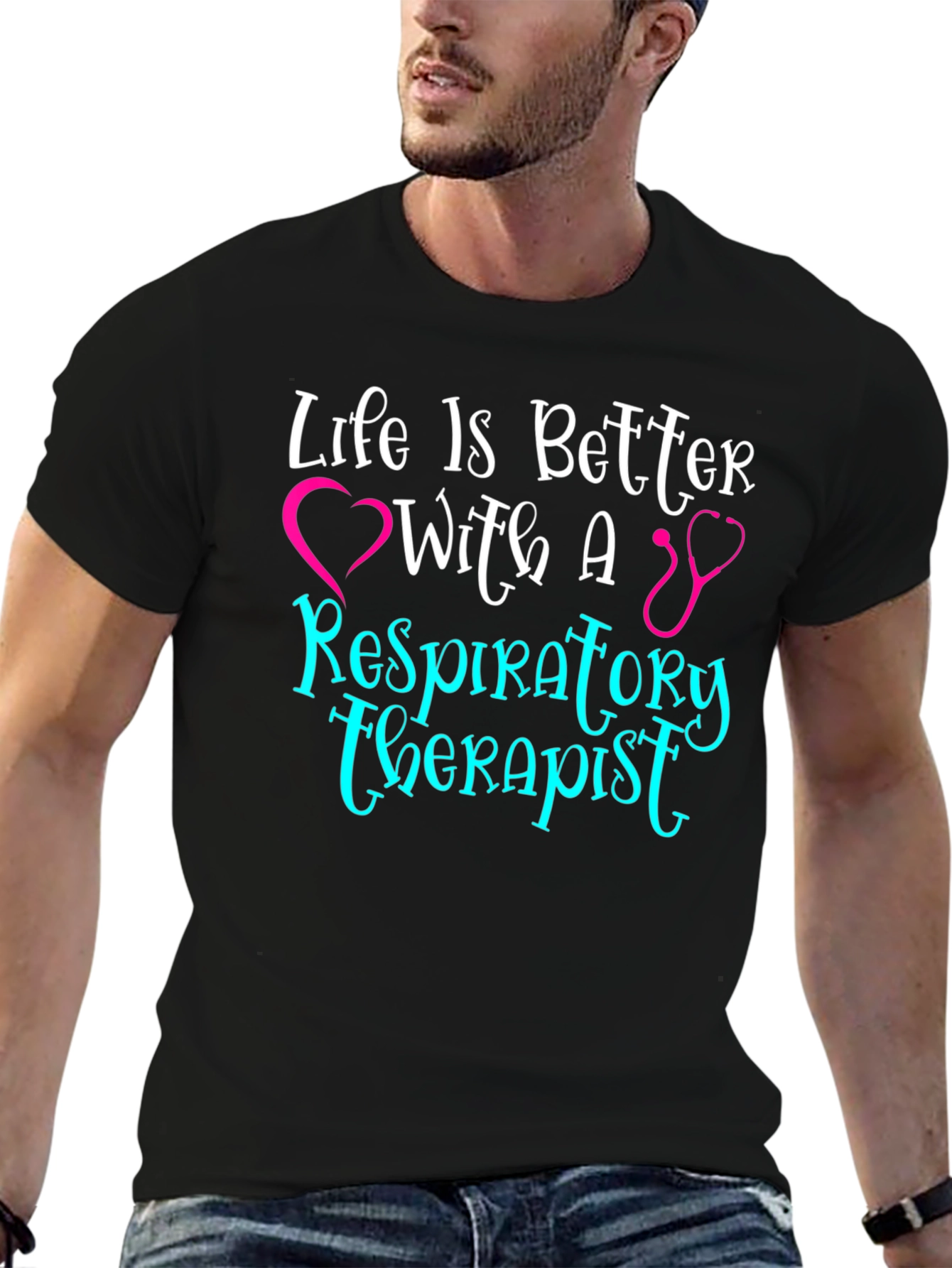 Respiratory Therapist T-Shirt - Life is Better
