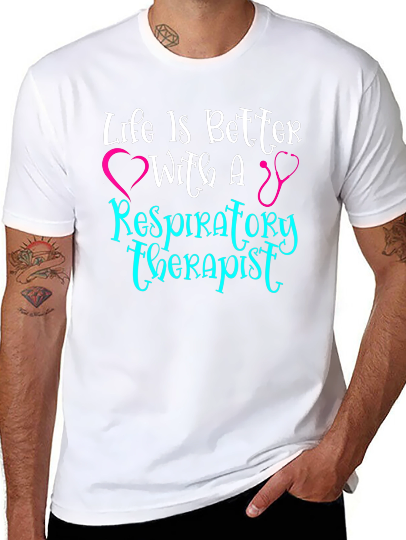 Respiratory Therapist T-Shirt - Life is Better