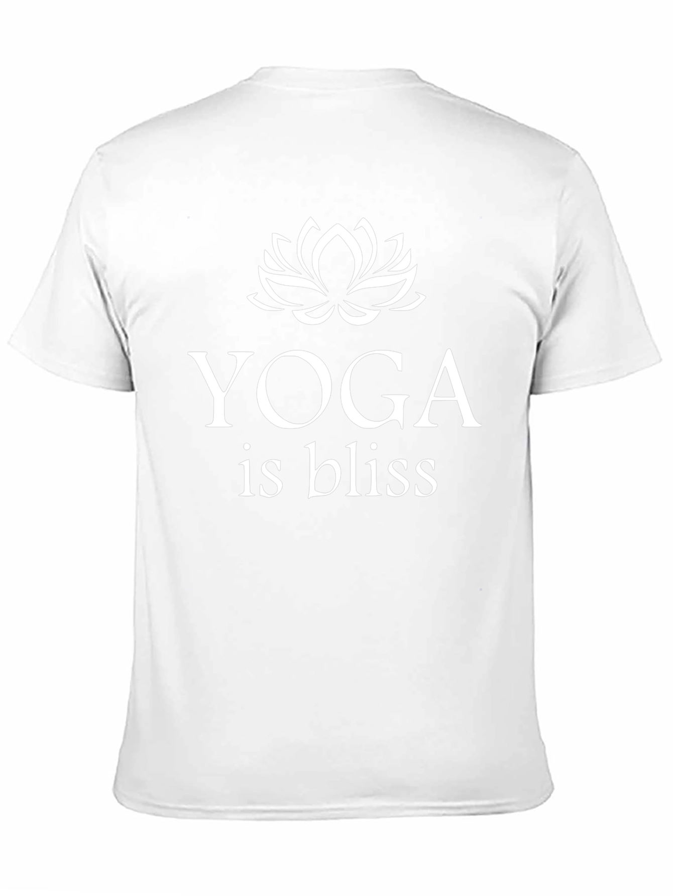 Yoga is Bliss Graphic Tee - Black
