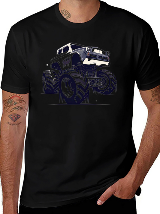 Monster Truck Graphic Tee - Black