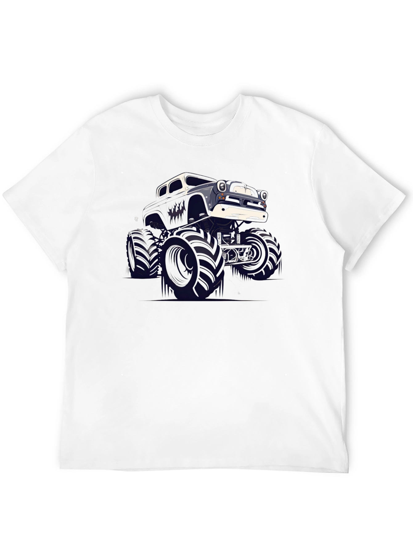 Monster Truck Graphic Tee - Black
