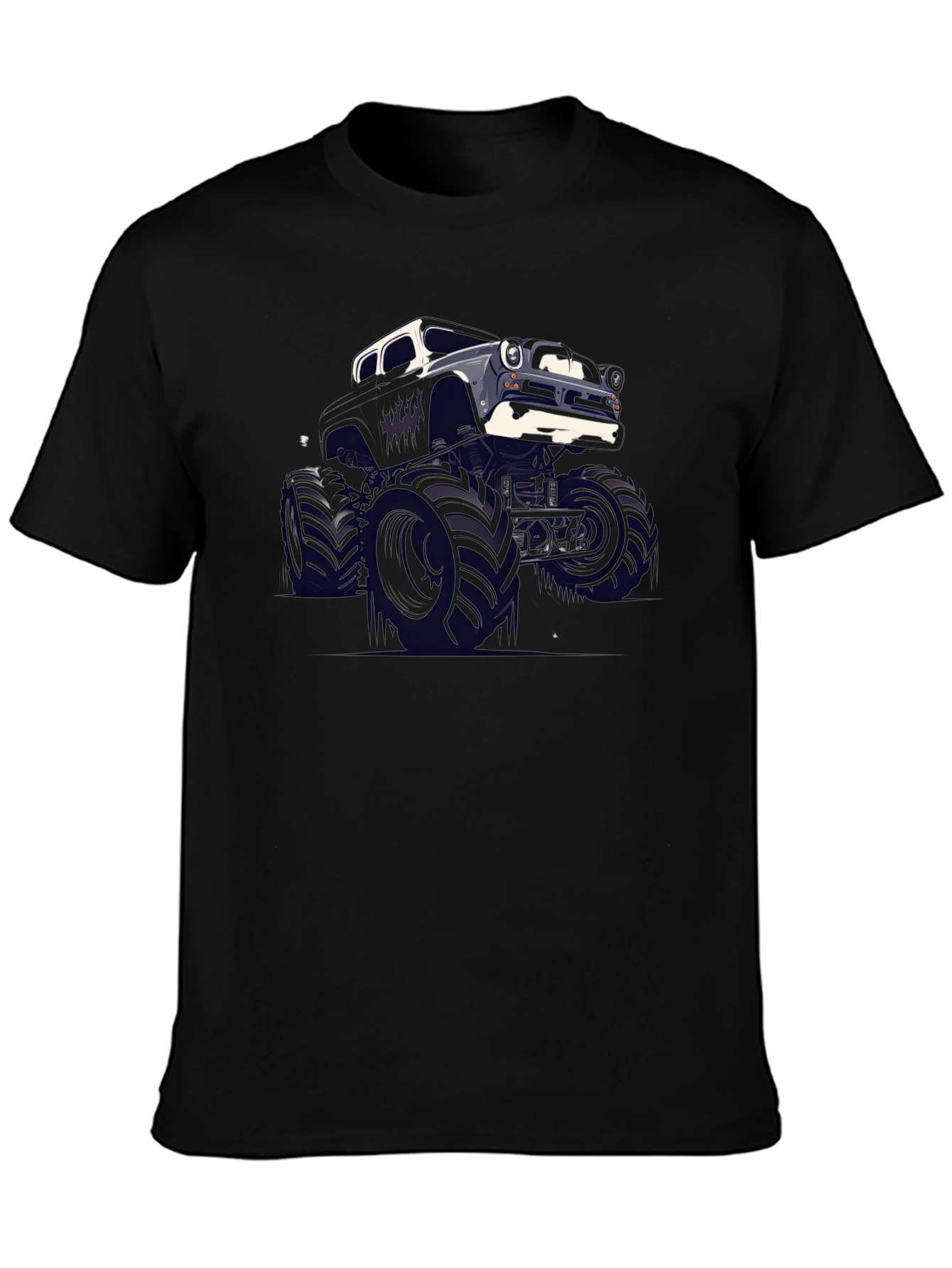 Monster Truck Graphic Tee - Black