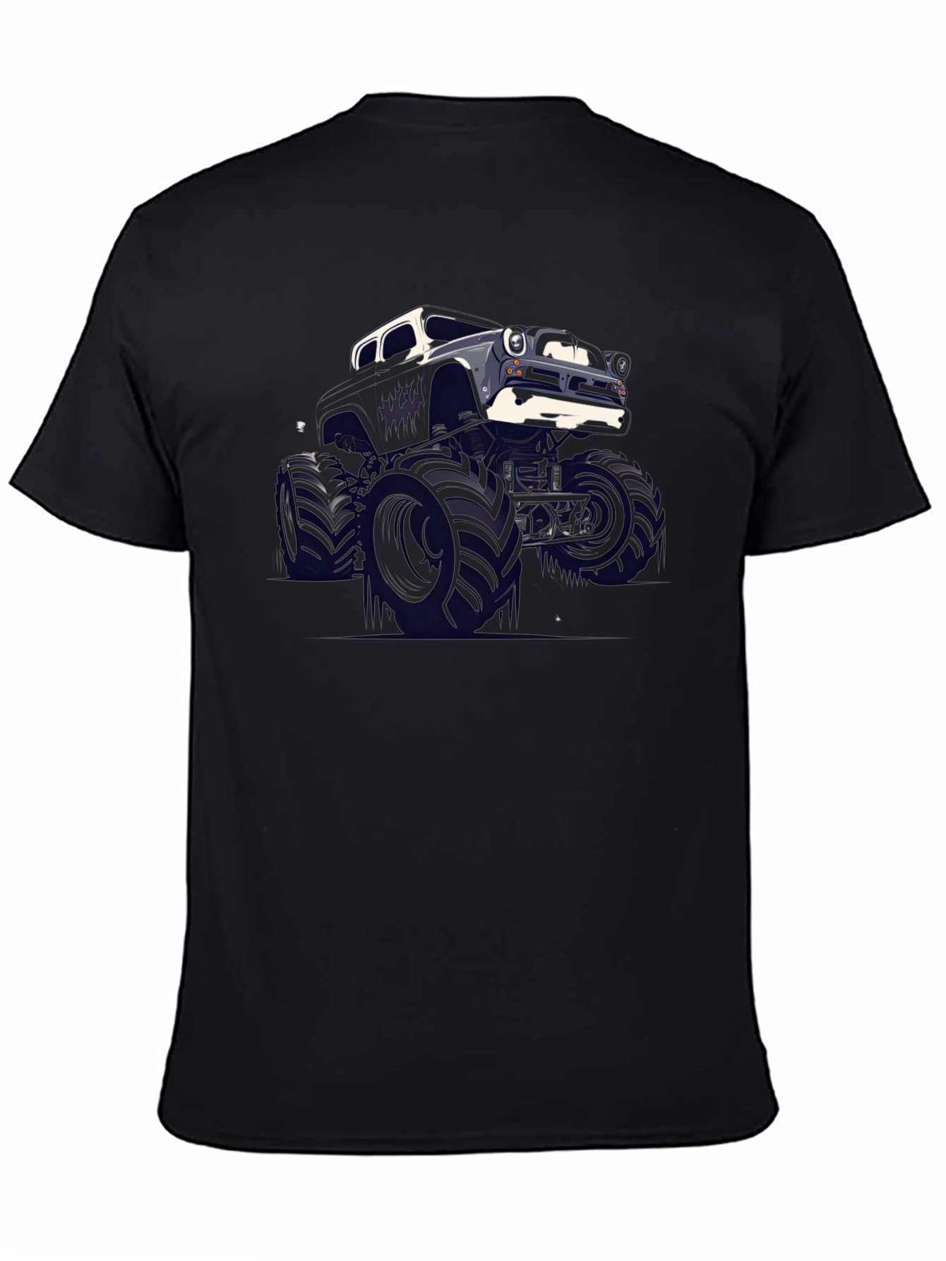 Monster Truck Graphic Tee - Black