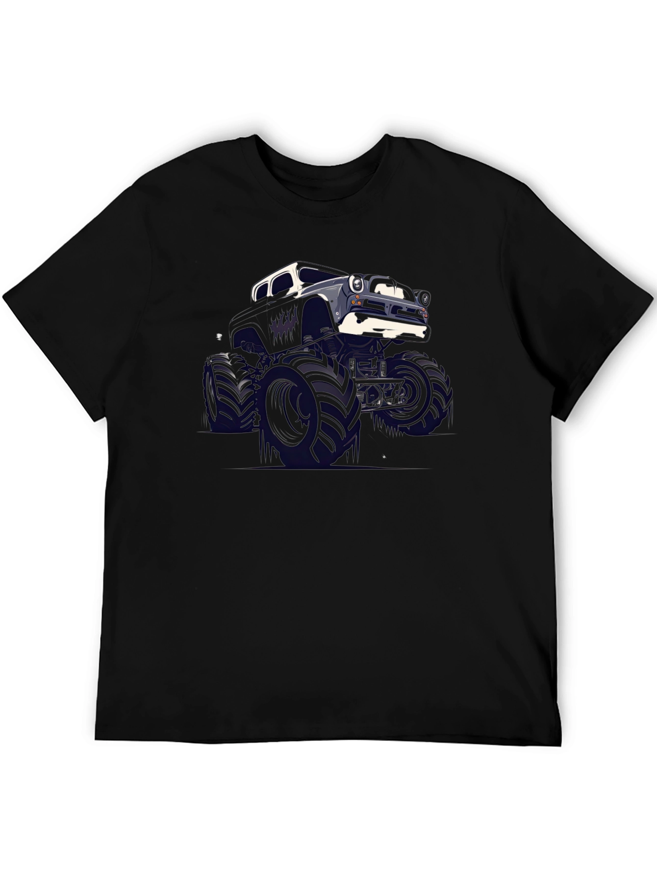 Monster Truck Graphic Tee - Black