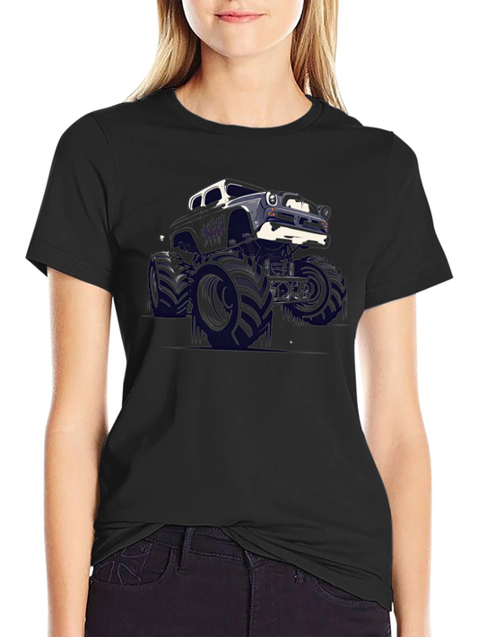 Monster Truck Graphic Tee - Black
