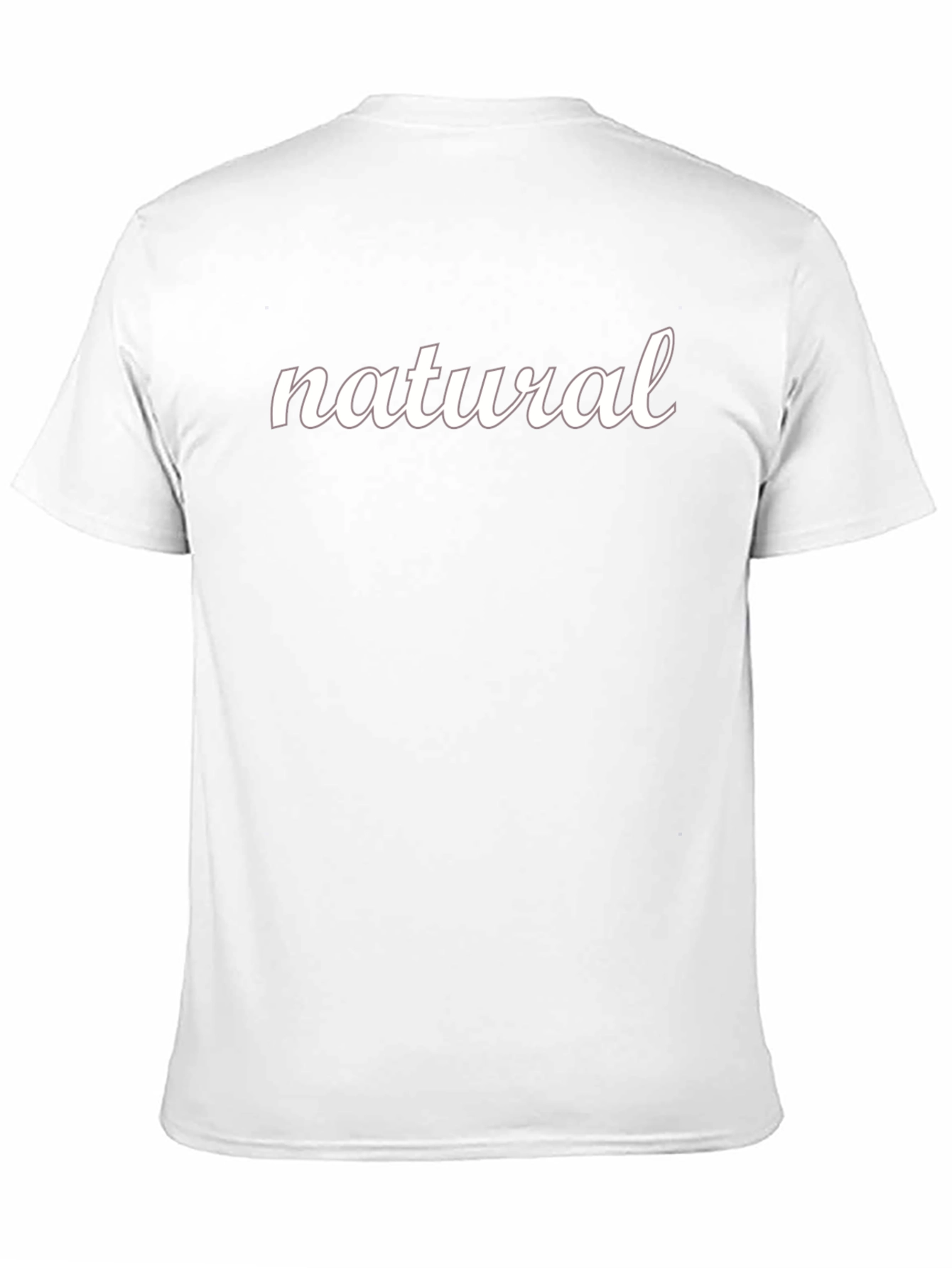 Natural Graphic Tee - Classic Black Cotton T-Shirt
