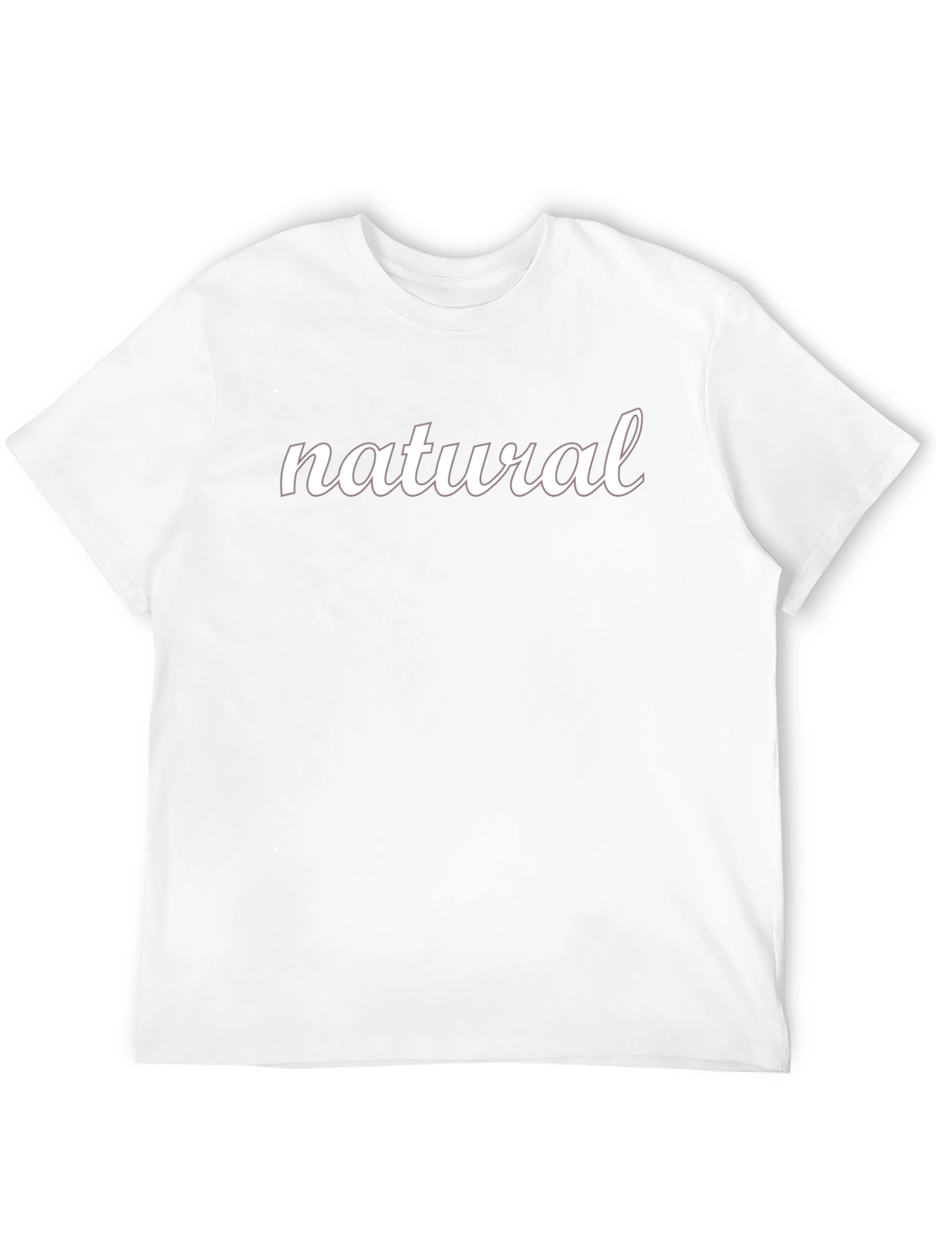 Natural Graphic Tee - Classic Black Cotton T-Shirt