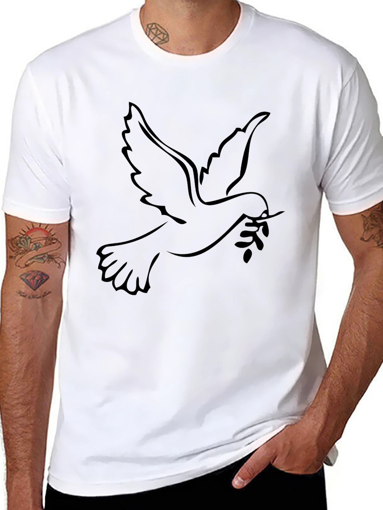 Peace Dove Graphic T-Shirt