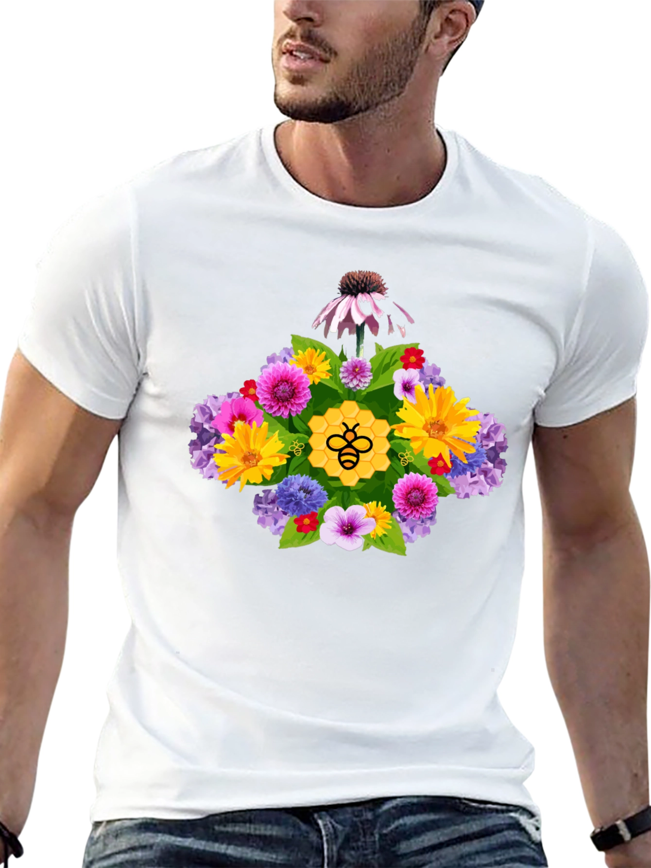 Floral Bee T-Shirt