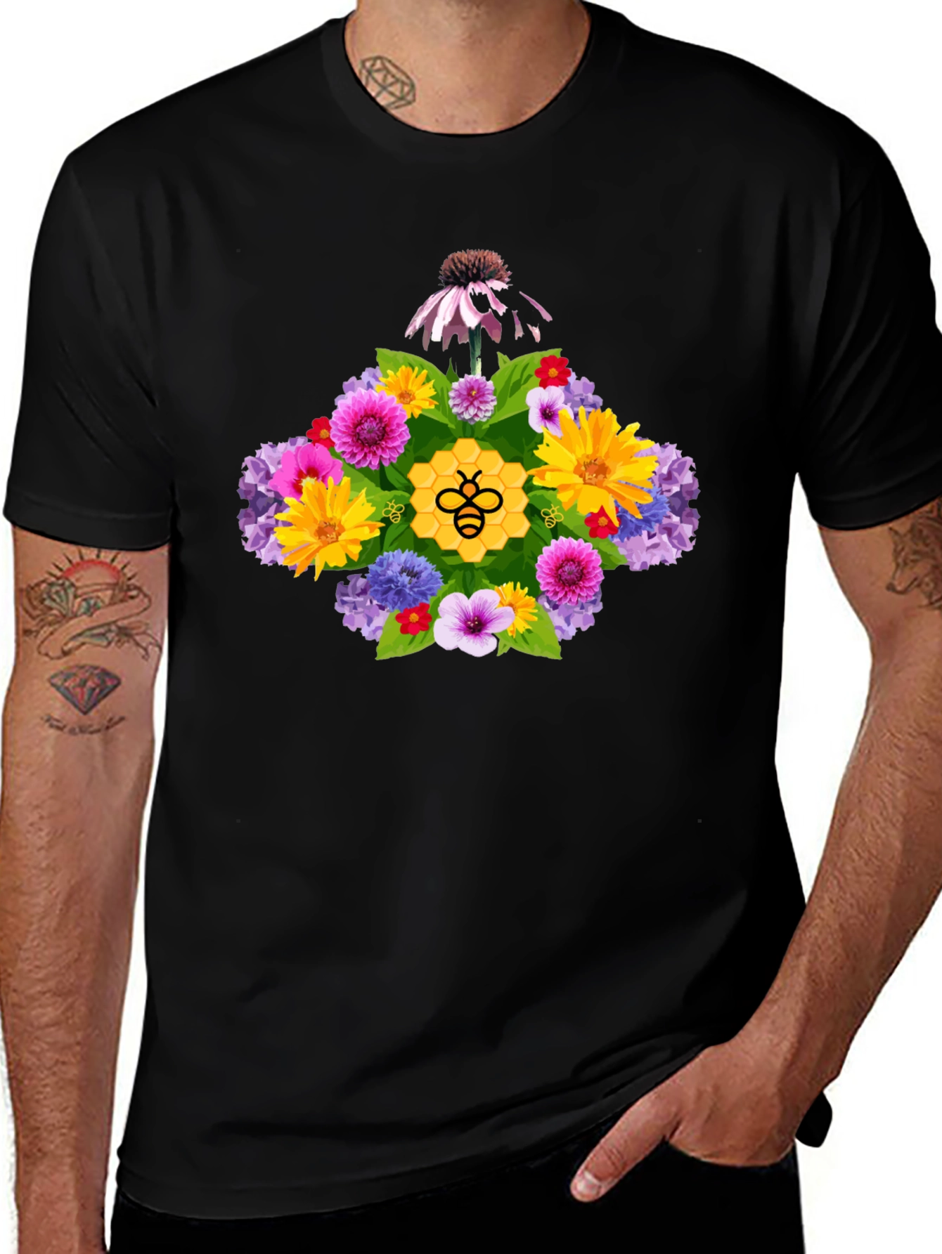 Floral Bee T-Shirt