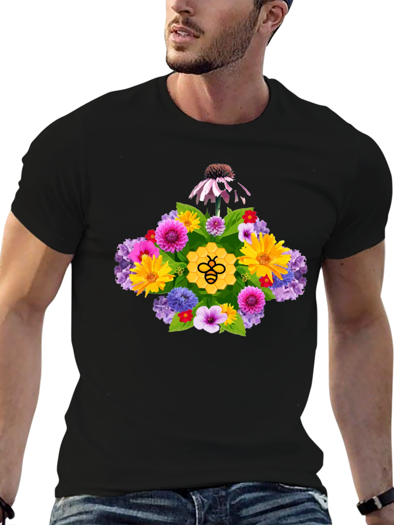 Floral Bee T-Shirt