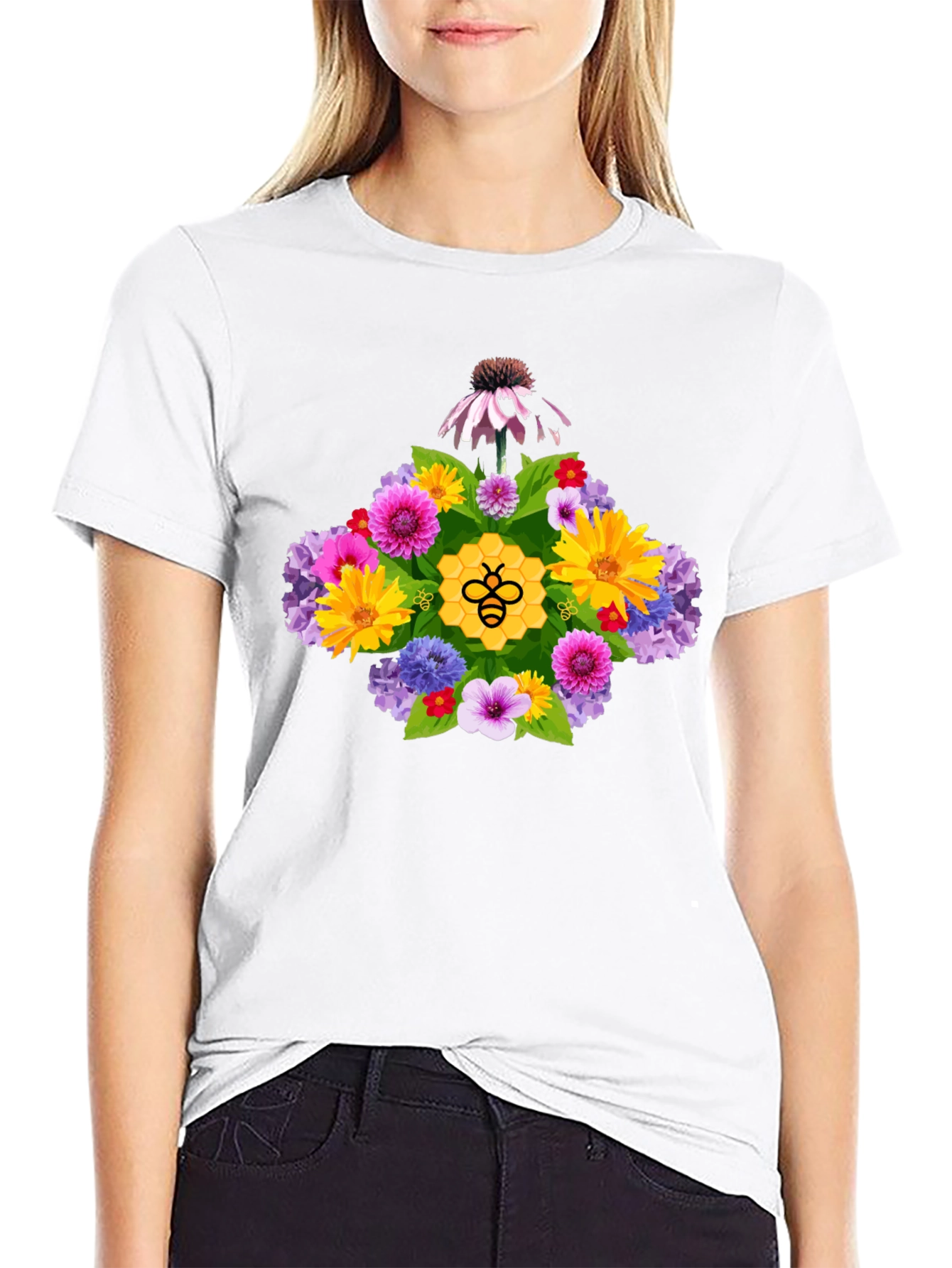 Floral Bee T-Shirt