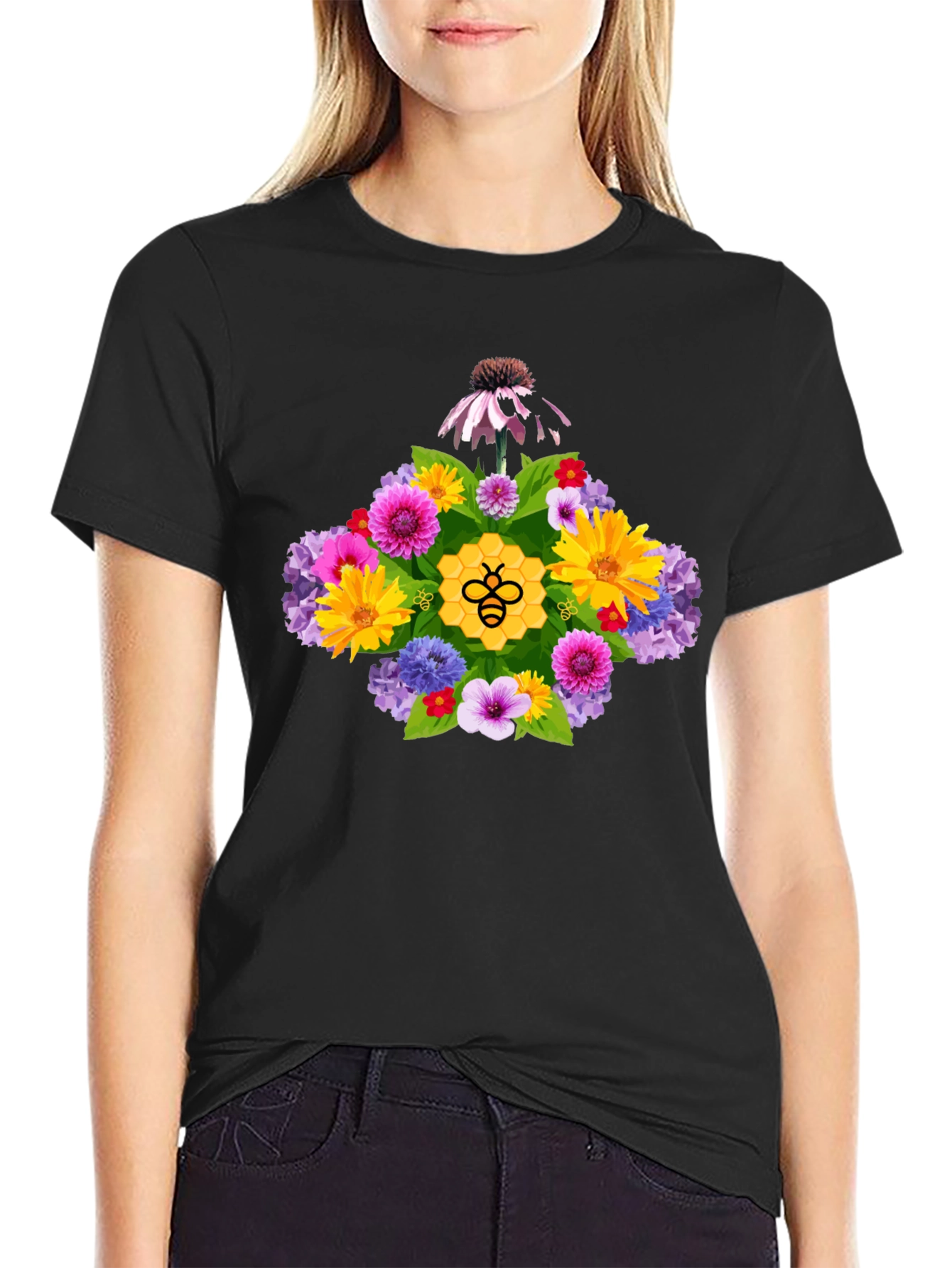 Floral Bee T-Shirt