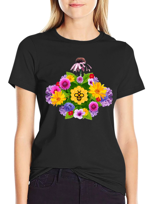 Floral Bee T-Shirt