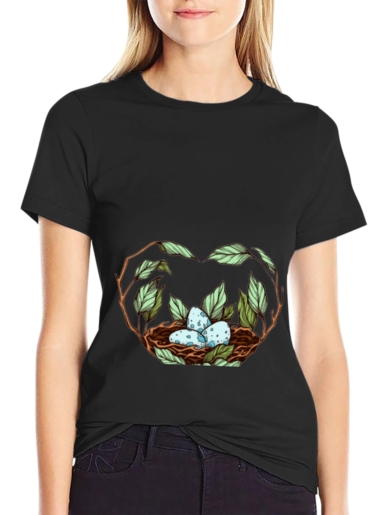 Nature Nest Egg T-Shirt | Stylish Graphic Tee