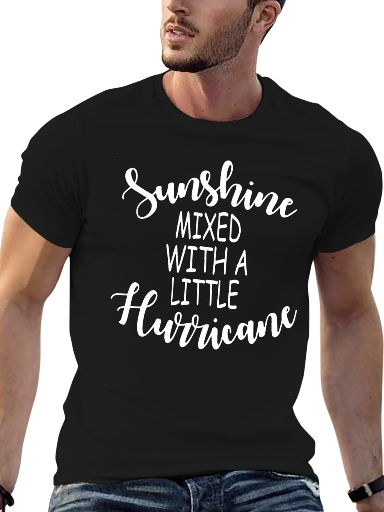 Sunshine Mixed With A Little Hurricane Graphic T-Shirt