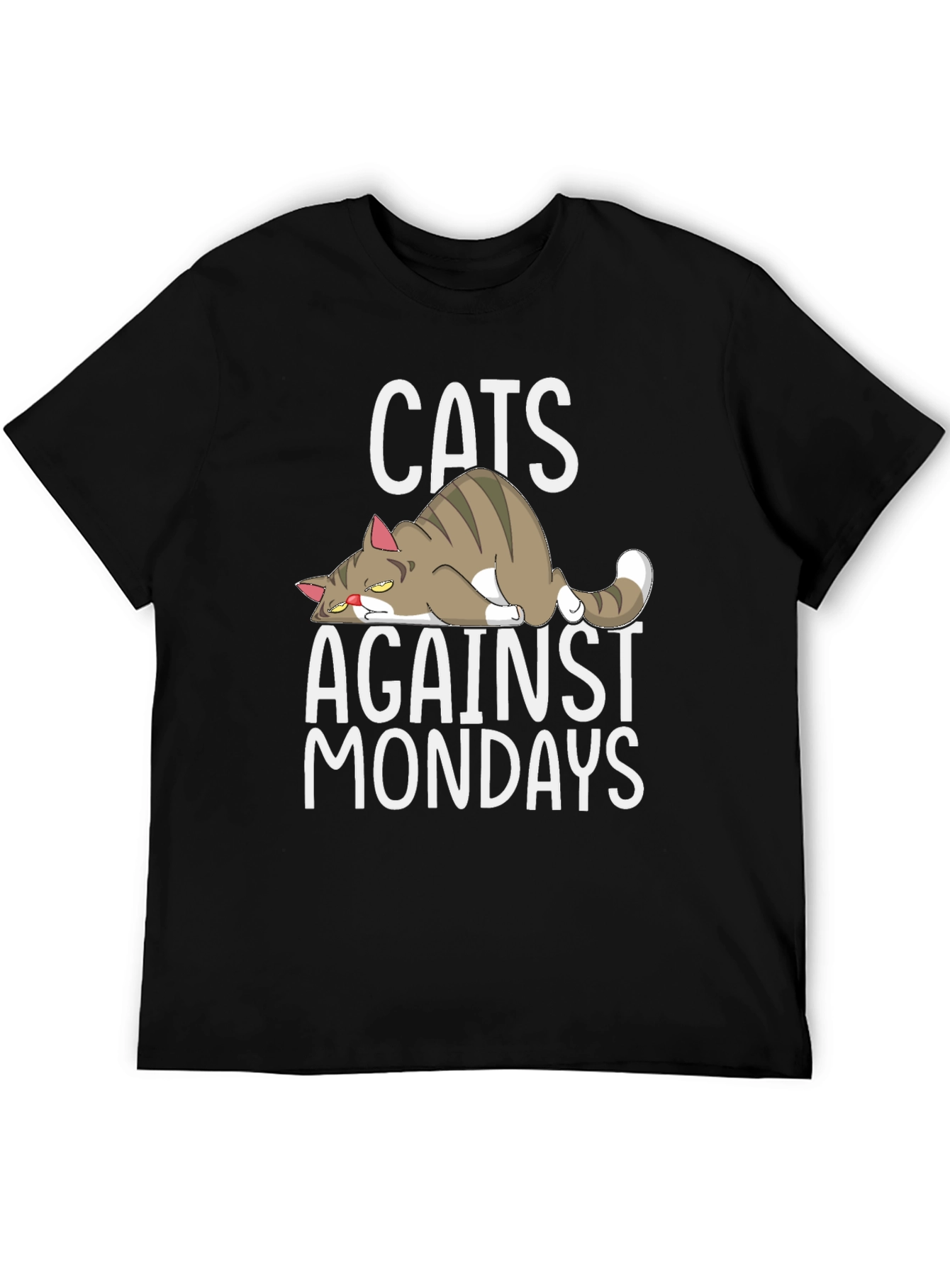Cats Against Mondays Graphic T-Shirt