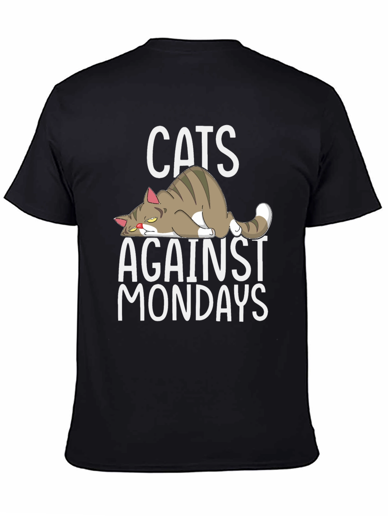 Cats Against Mondays Graphic T-Shirt